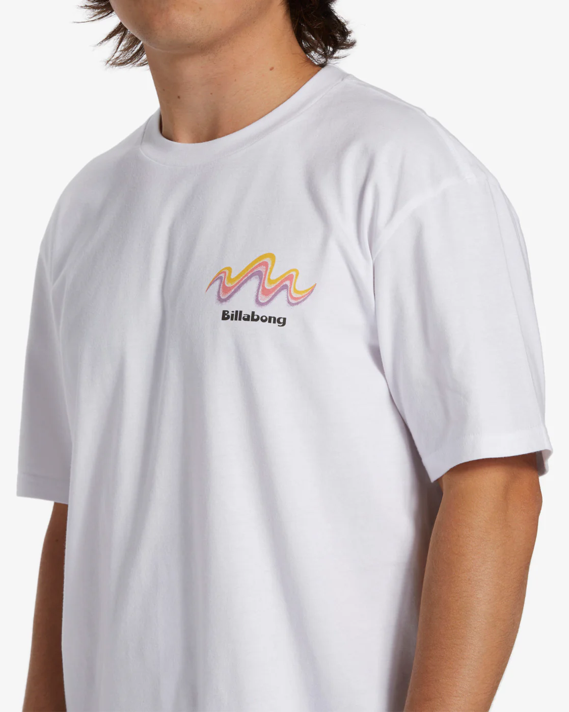 Billabong Segment Short Sleeve T-Shirt - White -Biliabong Outlet