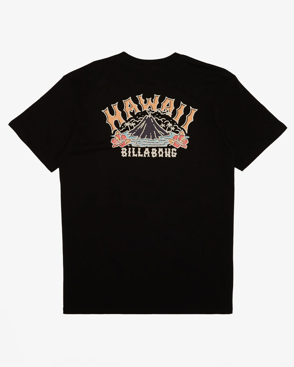 Billabong Arch Hawaii Short Sleeve T-Shirt - Black -Biliabong Outlet