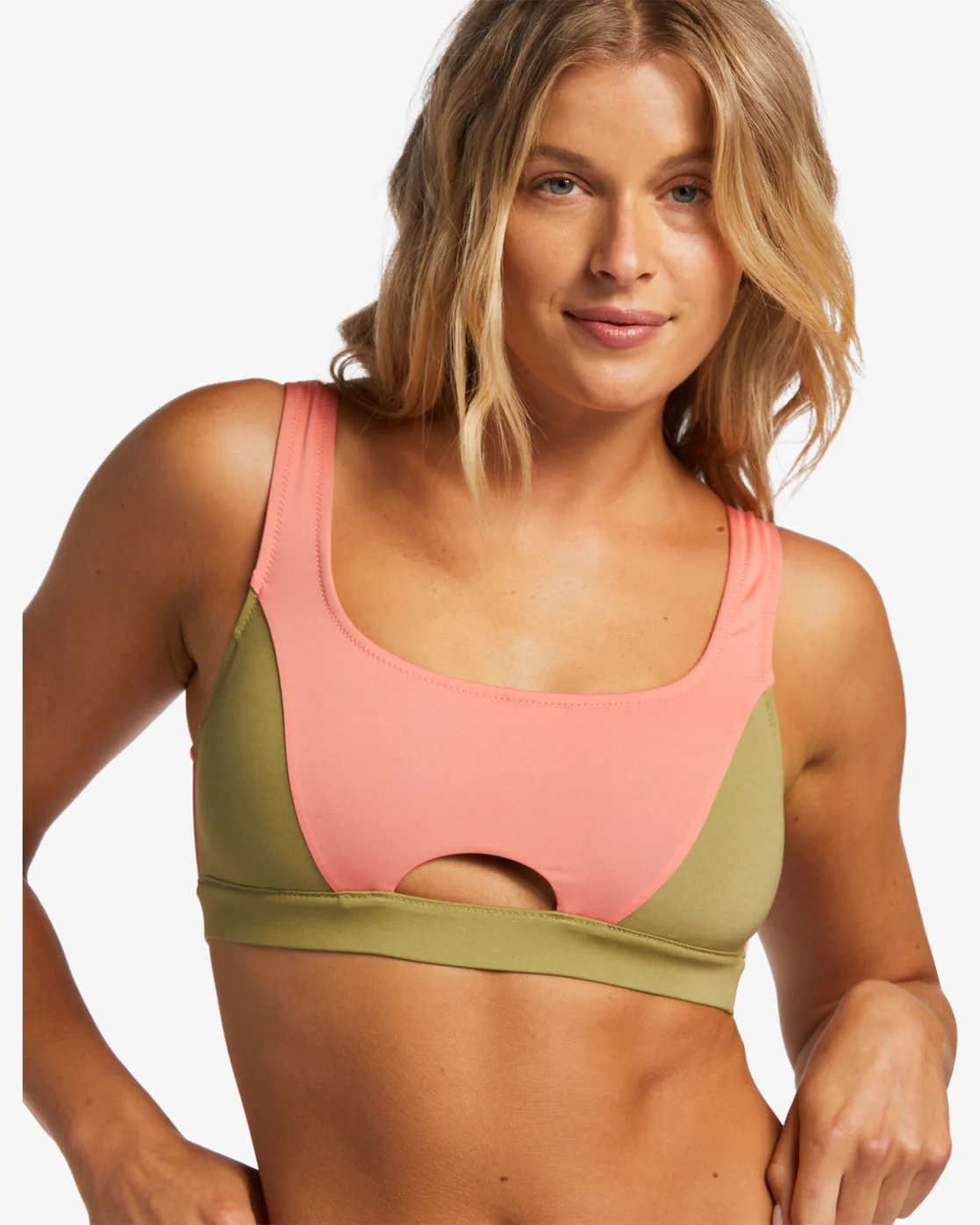 Billabong A/Div Full Tank Upf 50 Bikini Top - Cedar -Biliabong Outlet