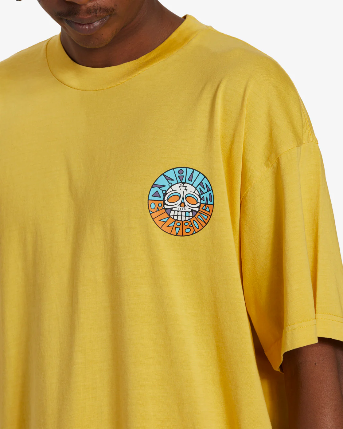 Billabong Break The Cycle Short Sleeve Wave Washed T-Shirt - Sunny -Biliabong Outlet