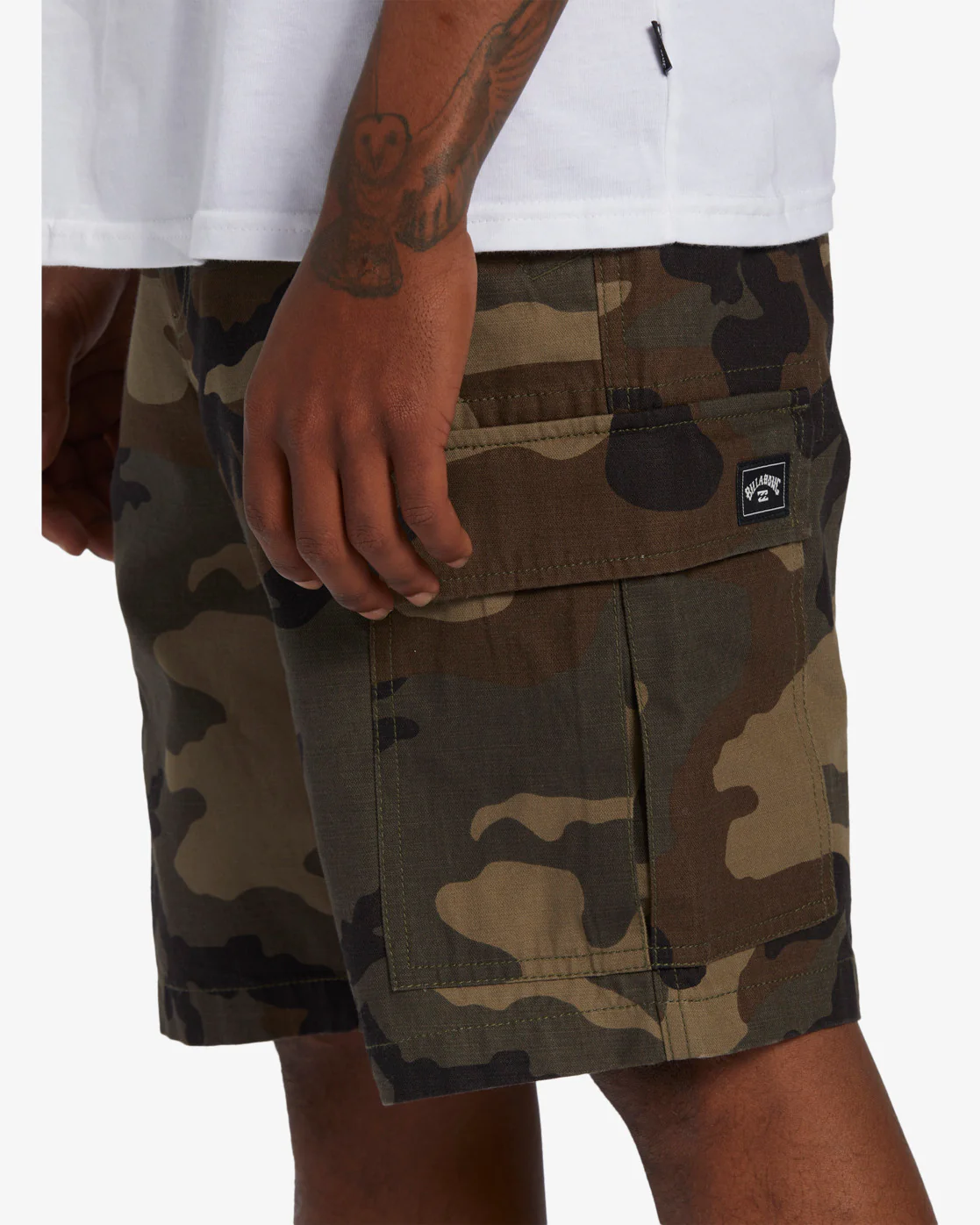 Billabong Combat Cargo Shorts - Military Camo -Biliabong Outlet