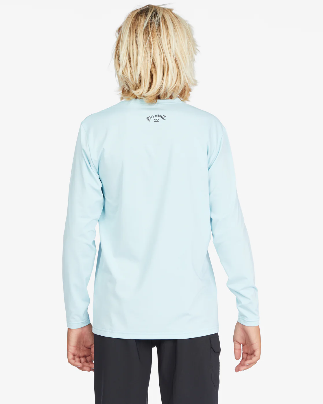 Billabong Boys All Day Wave Loose Fit Long Sleeve Surf Tee - Coastal -Biliabong Outlet