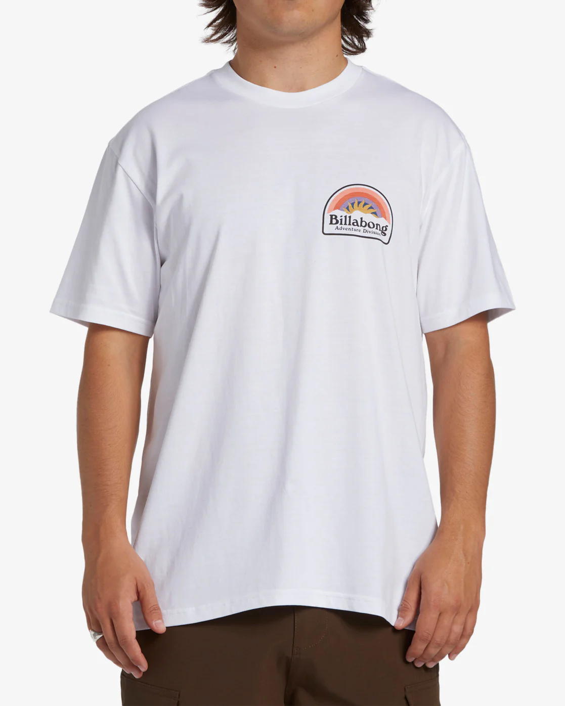 Billabong Sun Up Short Sleeve T-Shirt - White -Biliabong Outlet