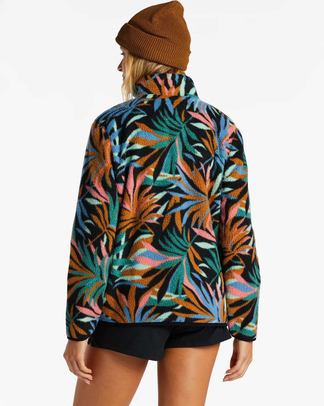 Billabong A/Div Boundary Mock 3 Half-Zip Pullover Sweatshirt - Stormy Blue -Biliabong Outlet