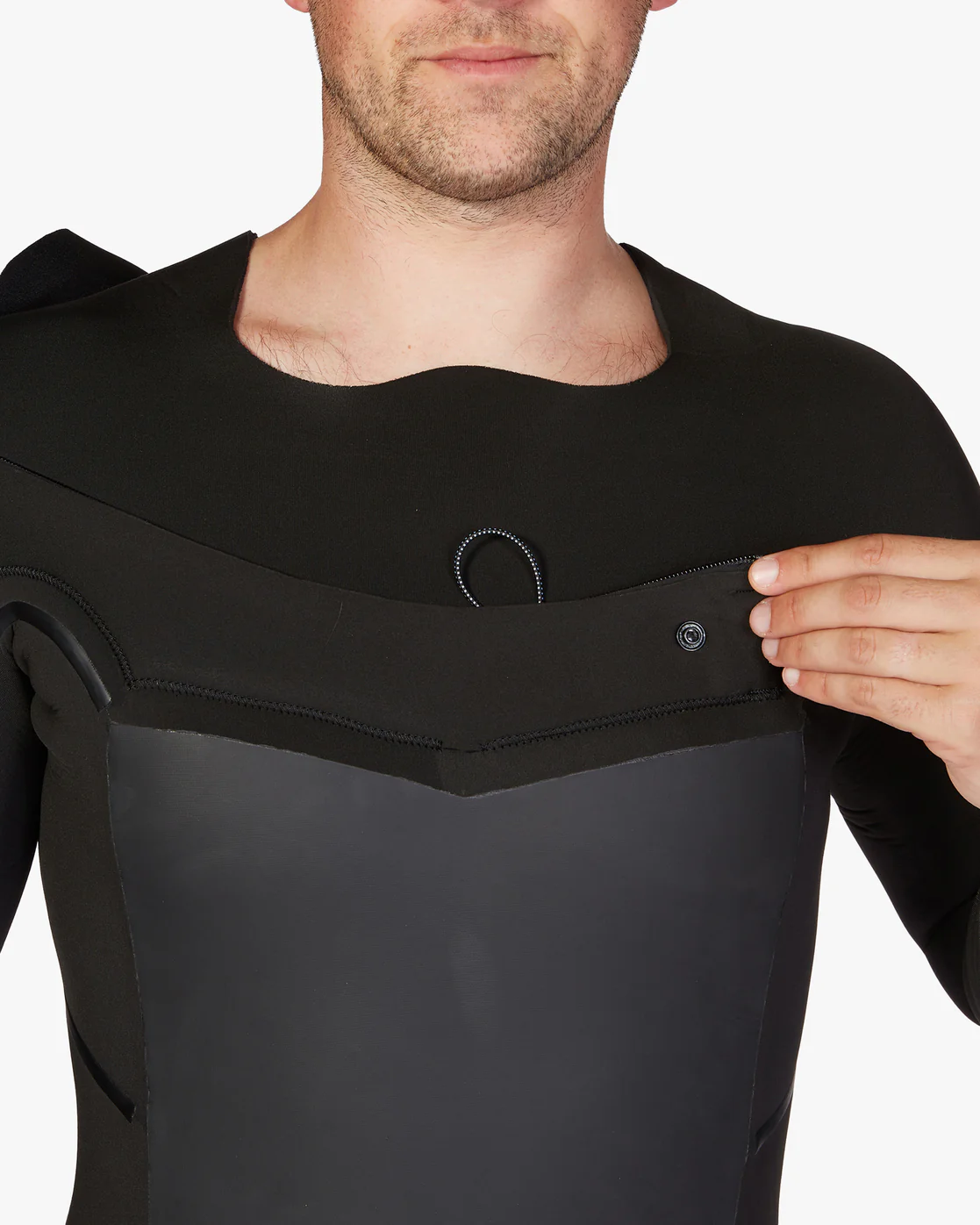 Billabong 5/4 Absolute Plus Chest Zip Hooded Full Wetsuit - Black -Biliabong Outlet