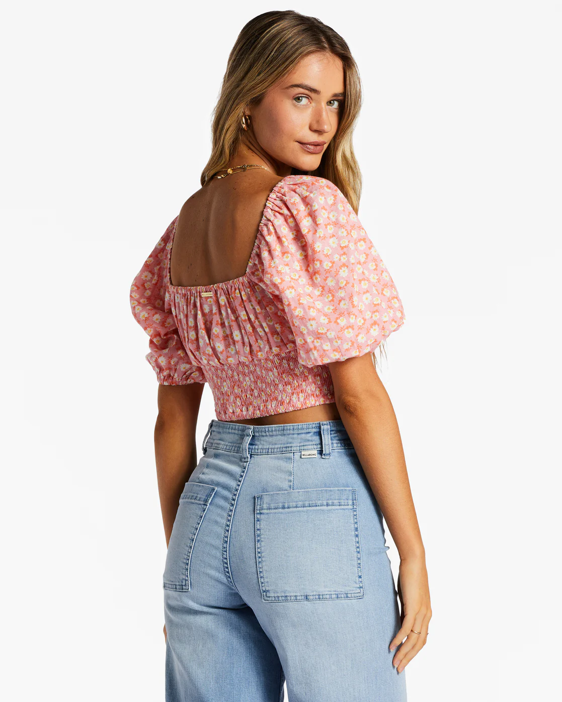 Billabong Only You Crop Top - Flamingo -Biliabong Outlet