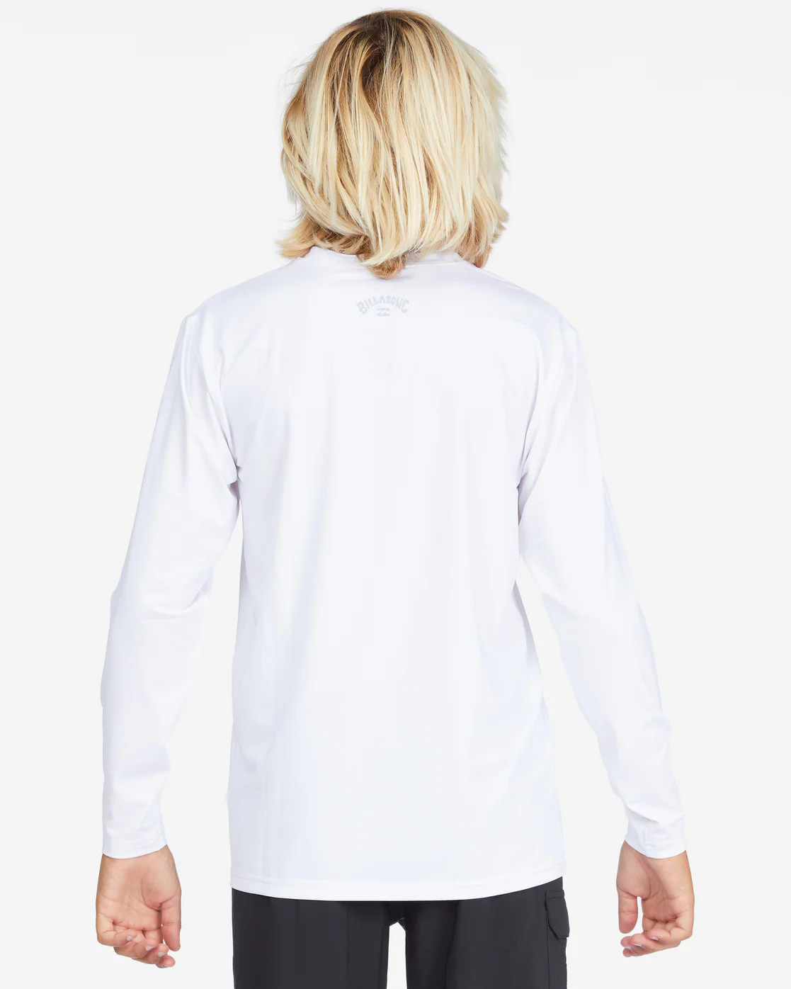 Billabong Boys All Day Wave Loose Fit Long Sleeve Surf Tee - White -Biliabong Outlet