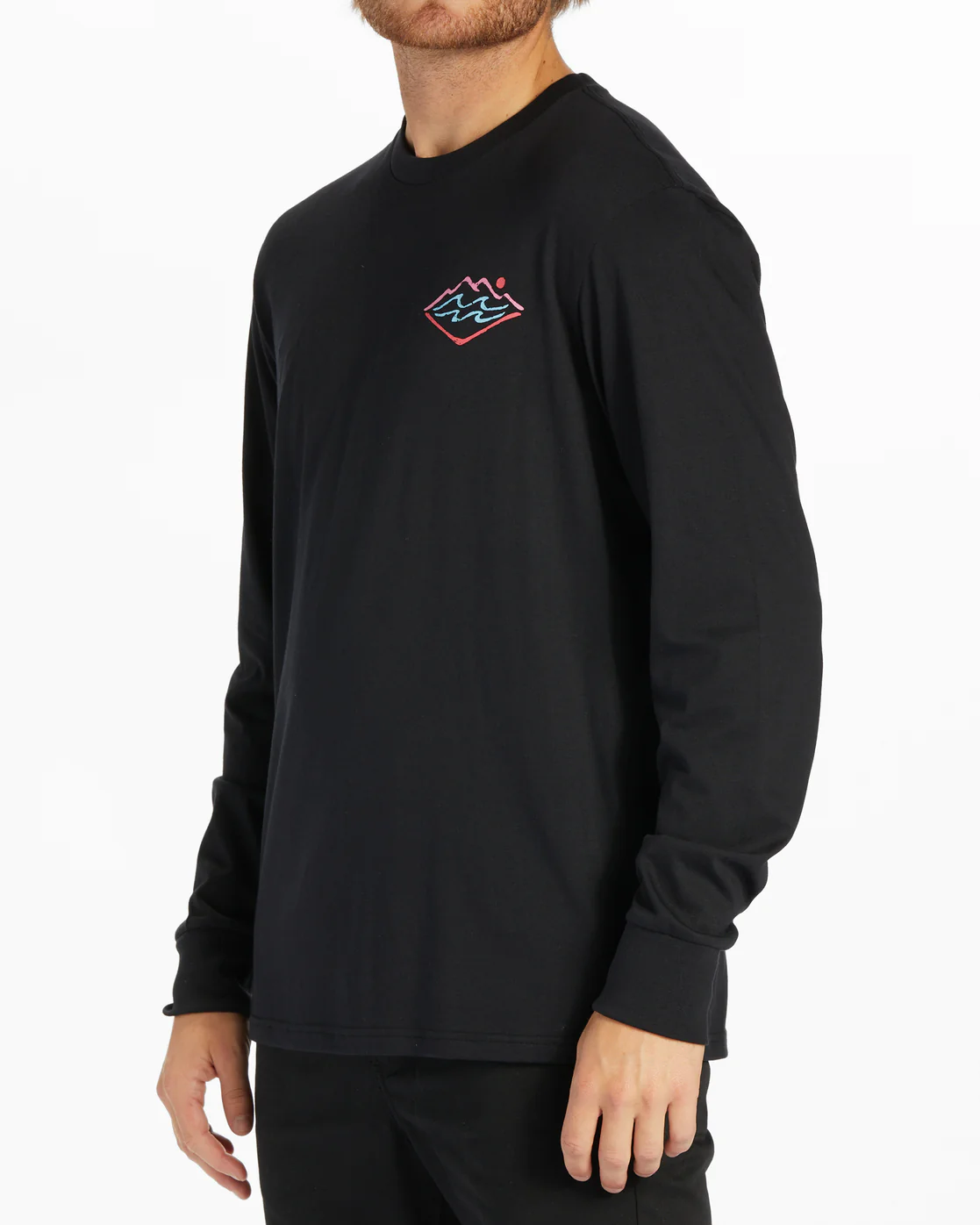 Billabong Summit Long Sleeve T-Shirt - Black -Biliabong Outlet