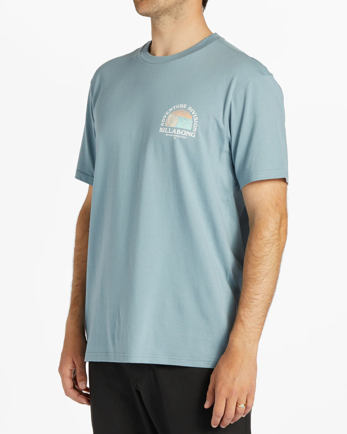 Billabong Sun Up Short Sleeve T-Shirt - Washed Blue -Biliabong Outlet