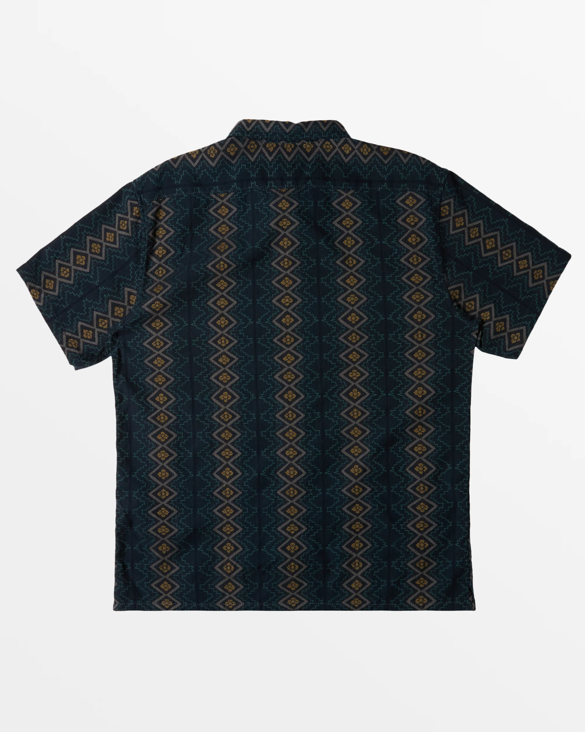 Billabong Sundays Jacquard Short Sleeve Shirt - Dark Blue -Biliabong Outlet