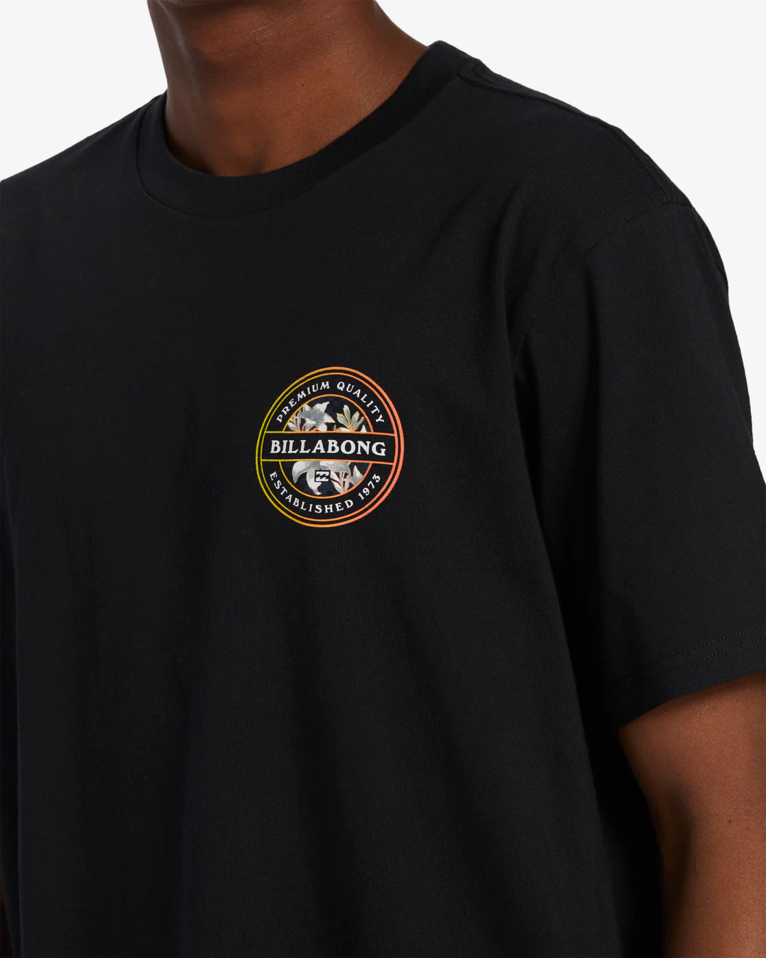 Billabong Rotor Short Sleeve T-Shirt - Black -Biliabong Outlet