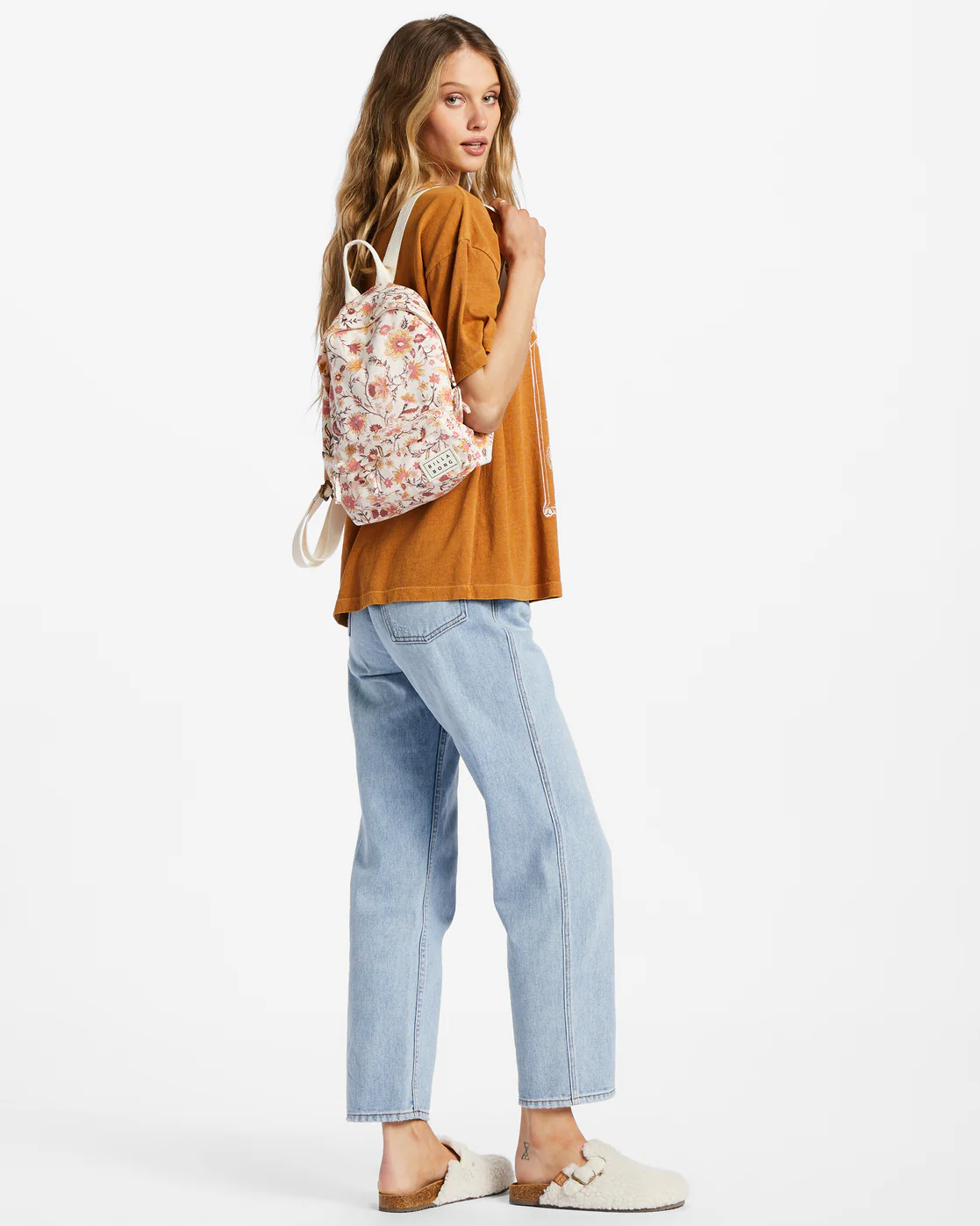 Billabong Mini Mama Canvas Backpack - White Cap 1 | Billabong Backpack -Biliabong Outlet