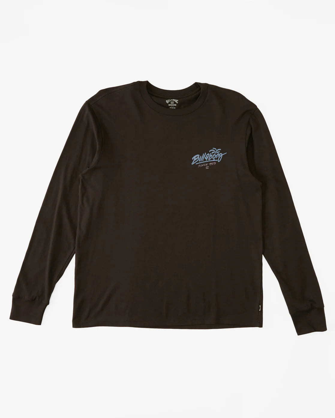 Billabong Lounge Long Sleeve T-Shirt - Washed Black -Biliabong Outlet