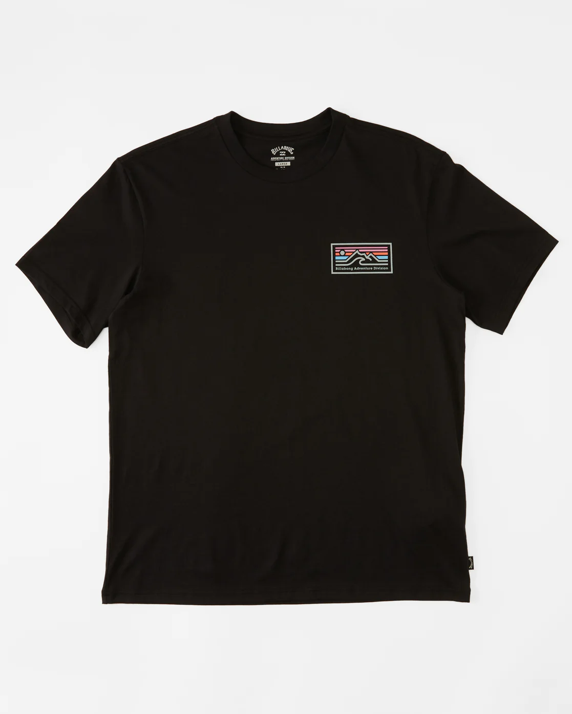Billabong Length Short Sleeve T-Shirt - Black -Biliabong Outlet