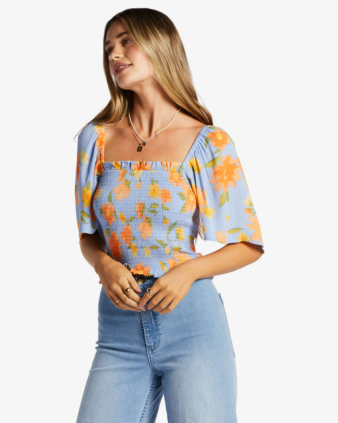 Billabong Golden Daze Crop Top - Outta The Blue -Biliabong Outlet