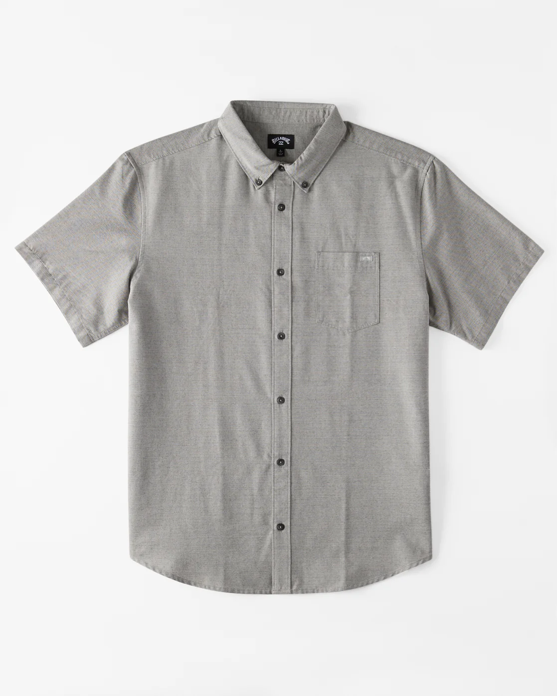 Billabong All Day Short Sleeve Shirt - Light Grey -Biliabong Outlet