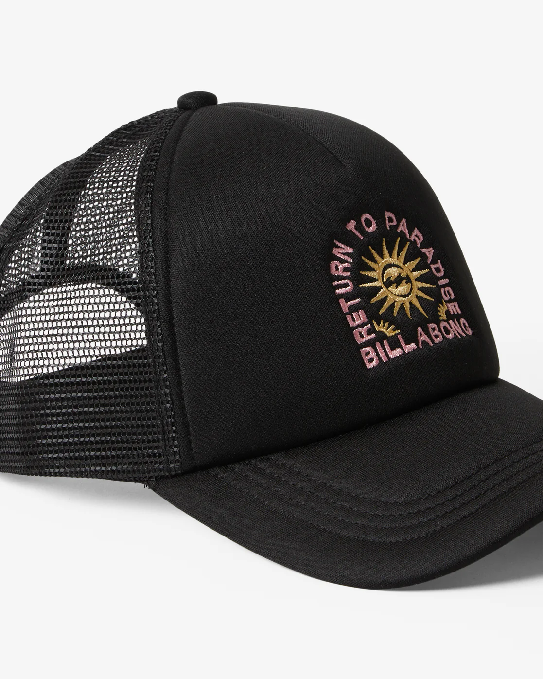 Billabong Across Waves Trucker Hat - Black Pebble 2 -Biliabong Outlet