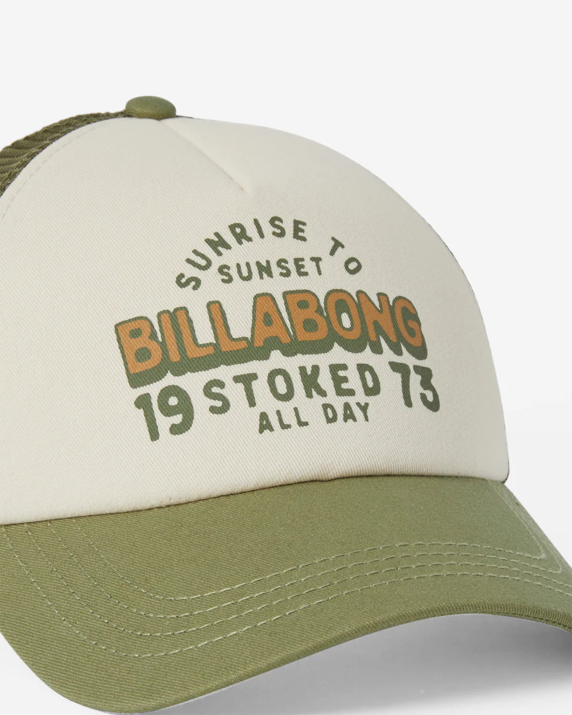 Billabong Aloha Forever Trucker Hat - Avocado -Biliabong Outlet