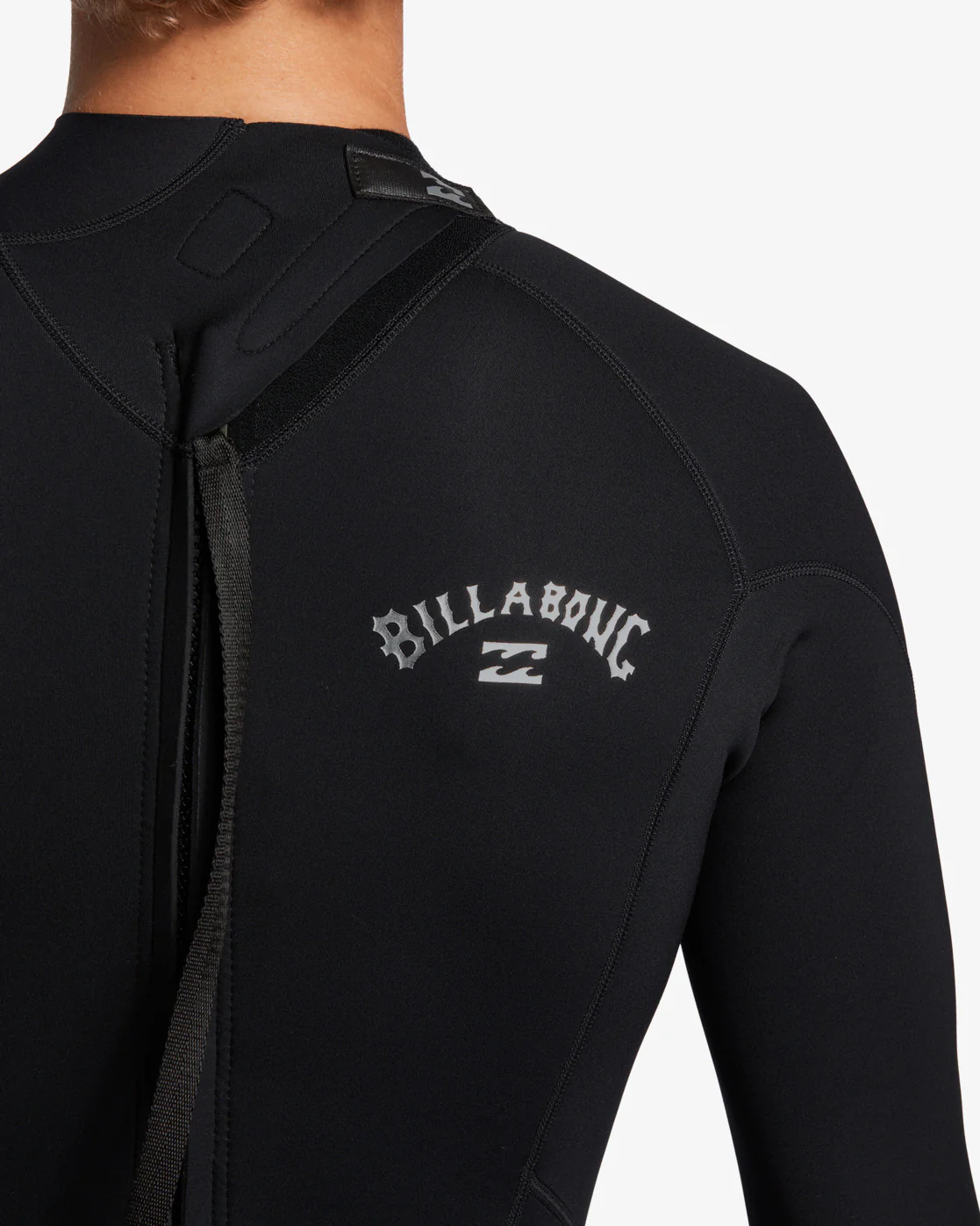 Billabong 3/2mm Foil Back Zip Wetsuit - Black -Biliabong Outlet