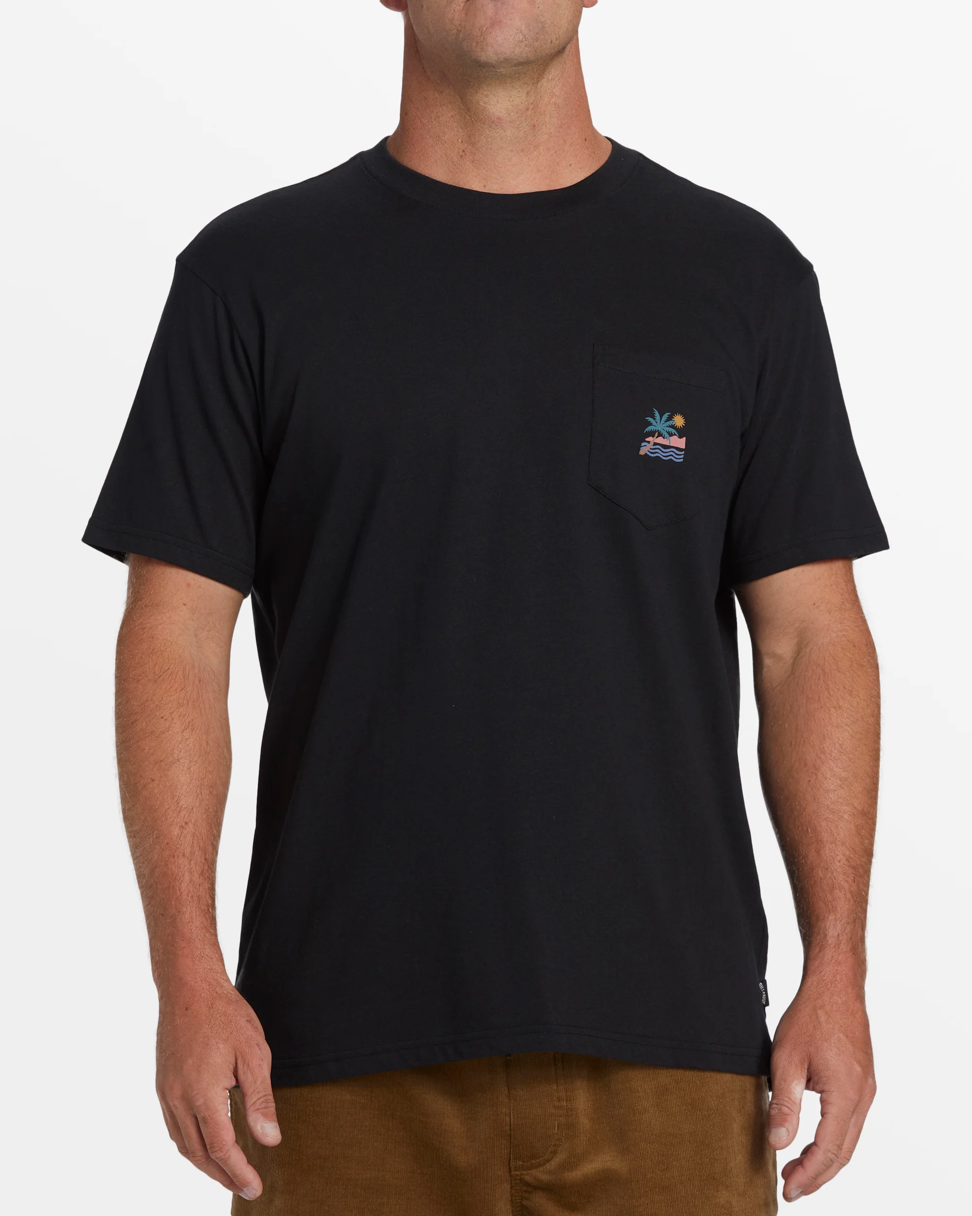 Billabong Troppo Pocket T-Shirt - Black -Biliabong Outlet