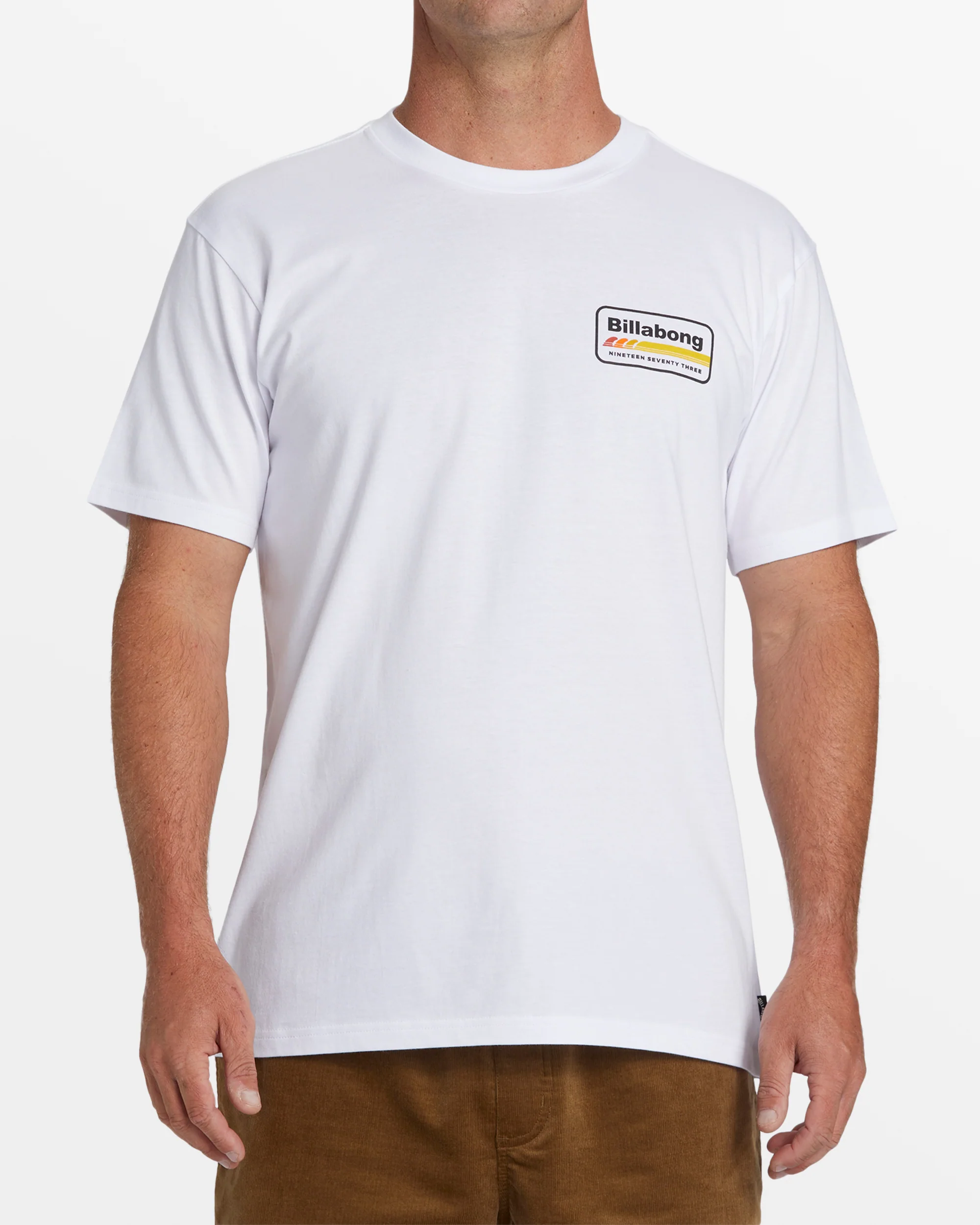 Billabong Walled T-Shirt - White -Biliabong Outlet