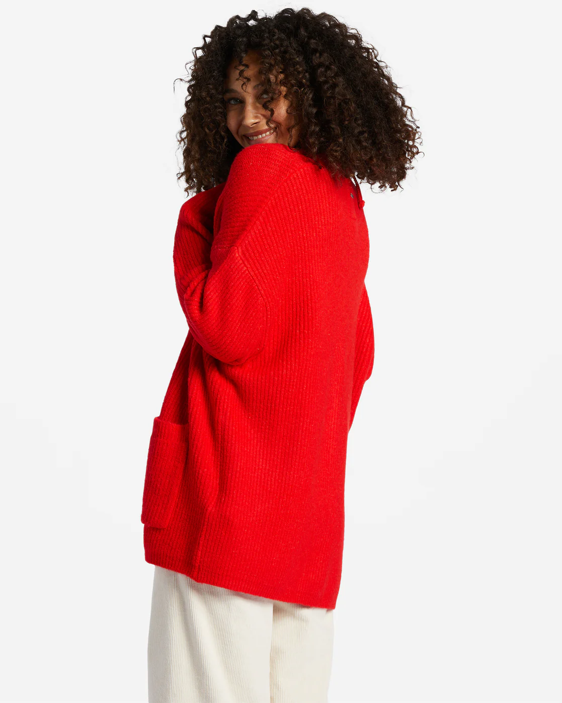 Billabong So Chill Cardigan - Rad Red -Biliabong Outlet