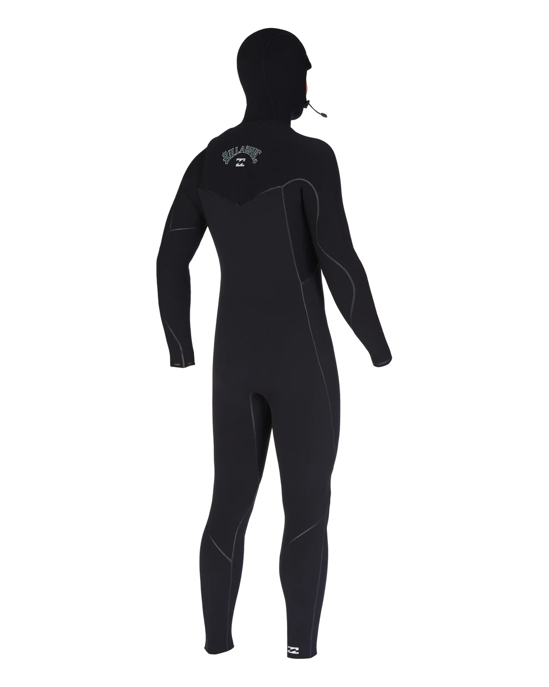Billabong 6/5 Furnace Chest Zip Hooded Full Wetsuit - Black -Biliabong Outlet