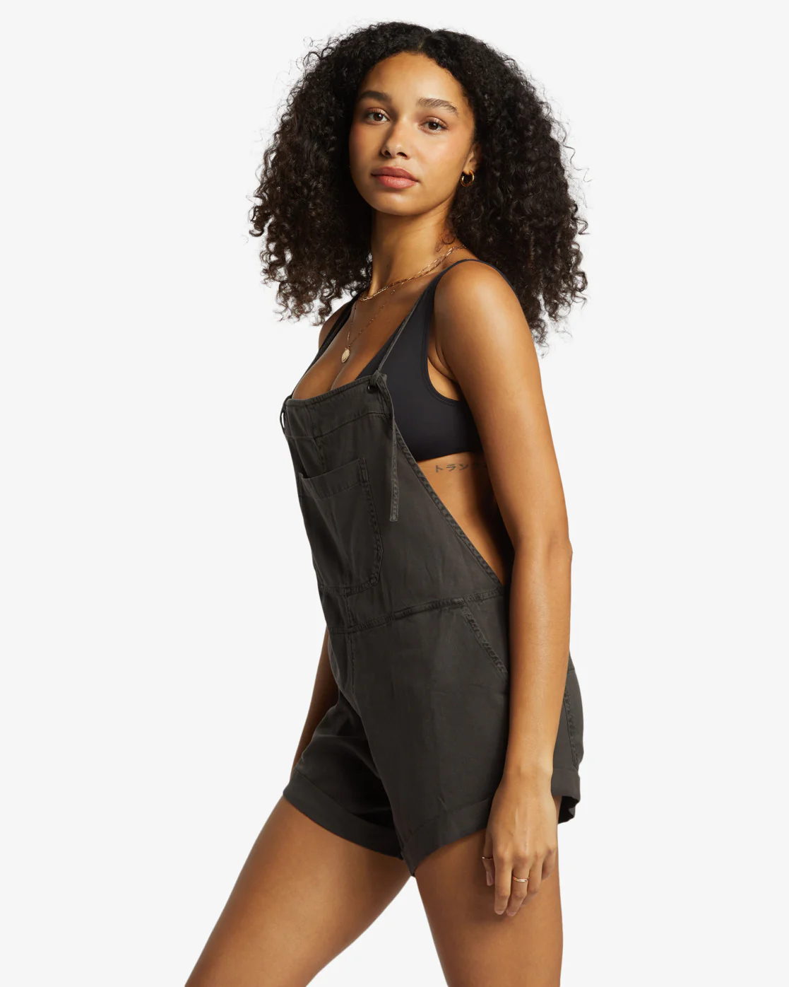 Billabong Wild Pursuit Romper - Off Black -Biliabong Outlet