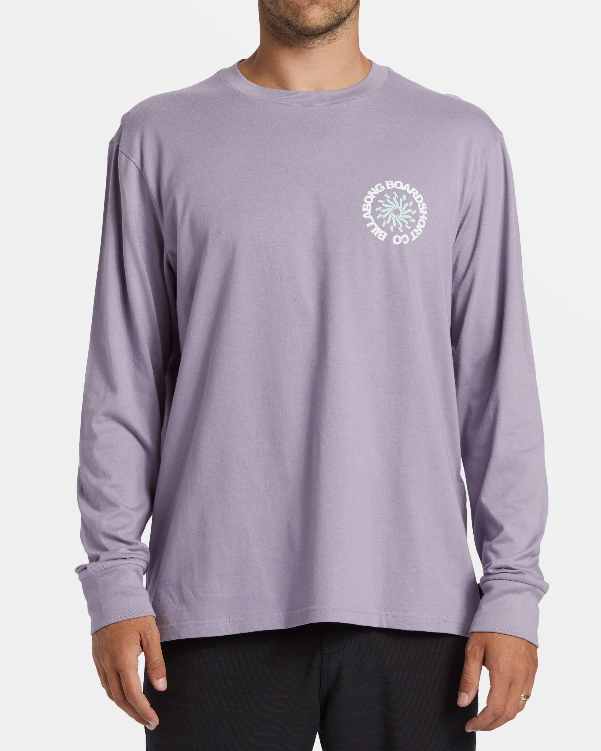 Billabong Whirlpool Long Sleeve T-shirt - Purple Ash -Biliabong Outlet