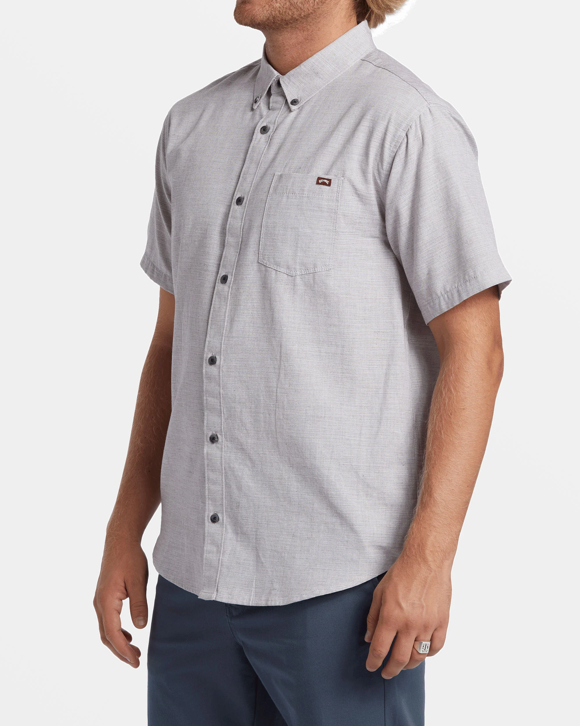 Billabong All Day Short Sleeve Shirt - Port Heather -Biliabong Outlet