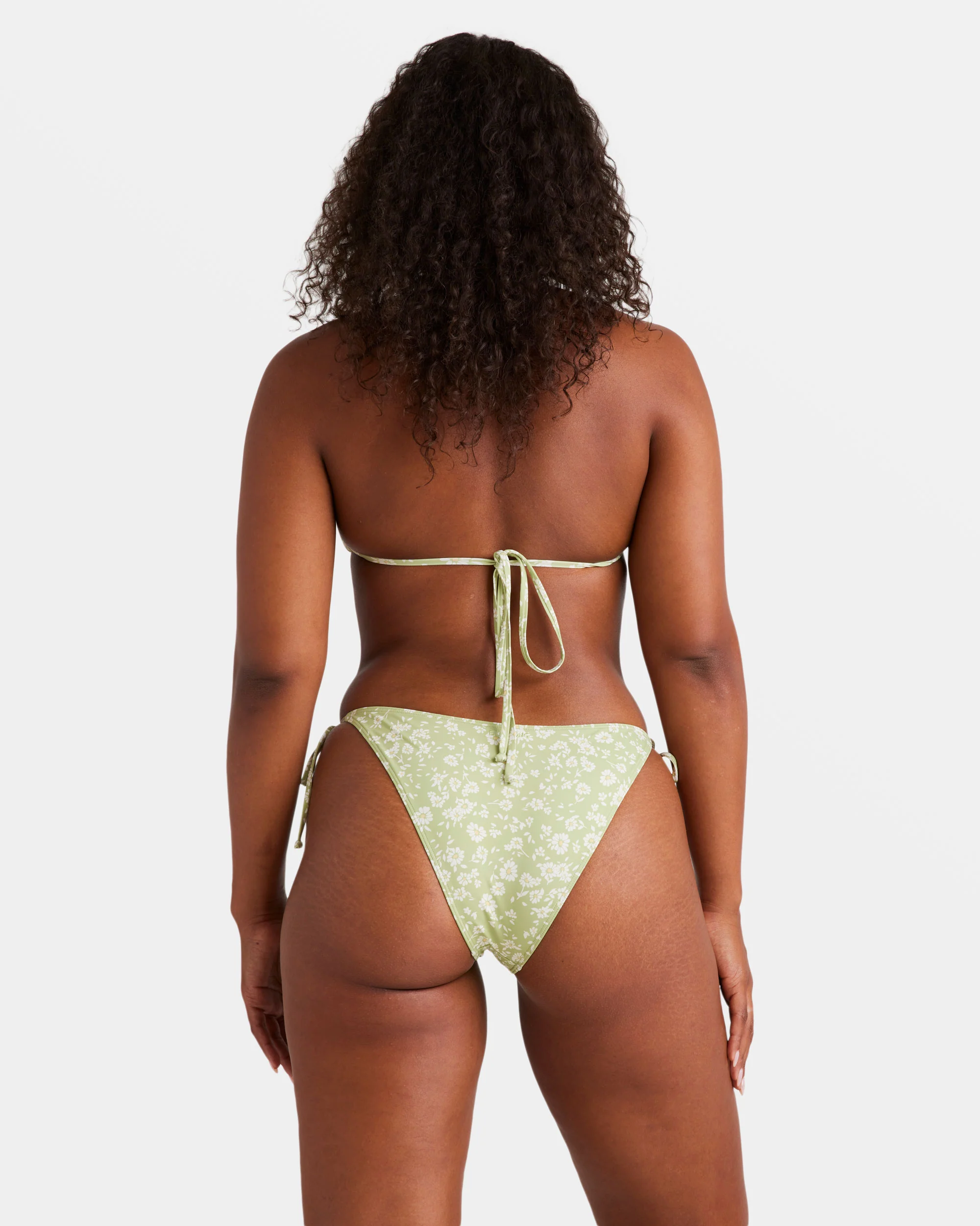 Billabong Wild West Ditsy Multi-Way Halter Bikini Top - Willow -Biliabong Outlet