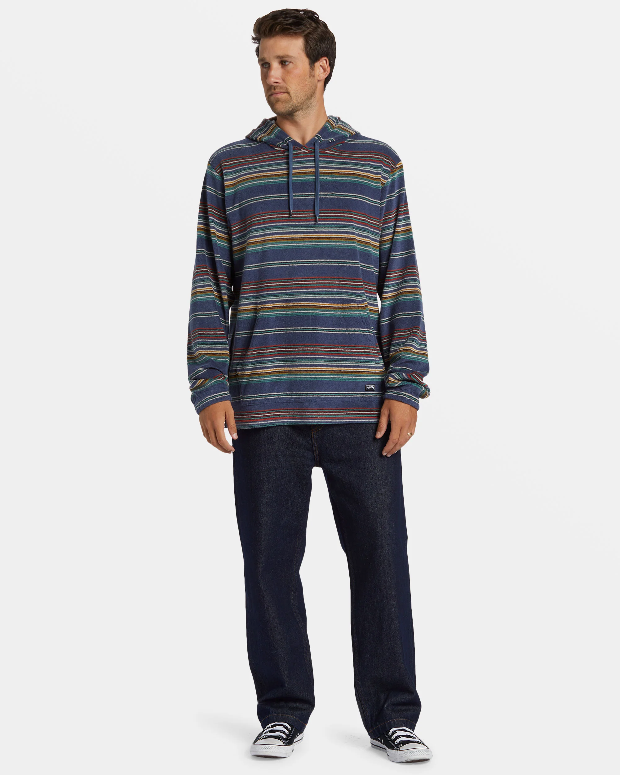 Billabong Flecker Diego Hoodie - Slate Blue -Biliabong Outlet