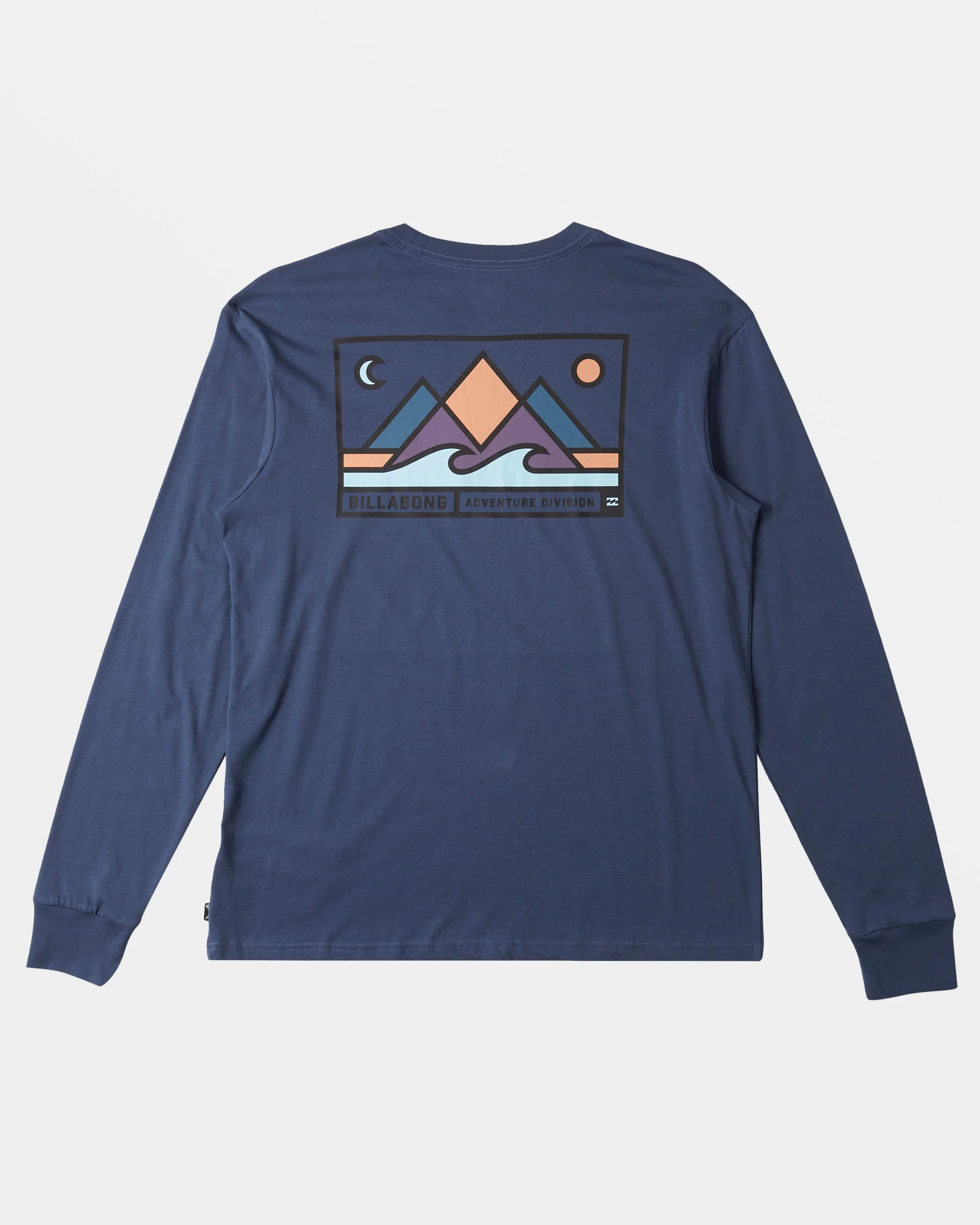 Billabong Range Long Sleeve T-shirt - Slate Blue -Biliabong Outlet