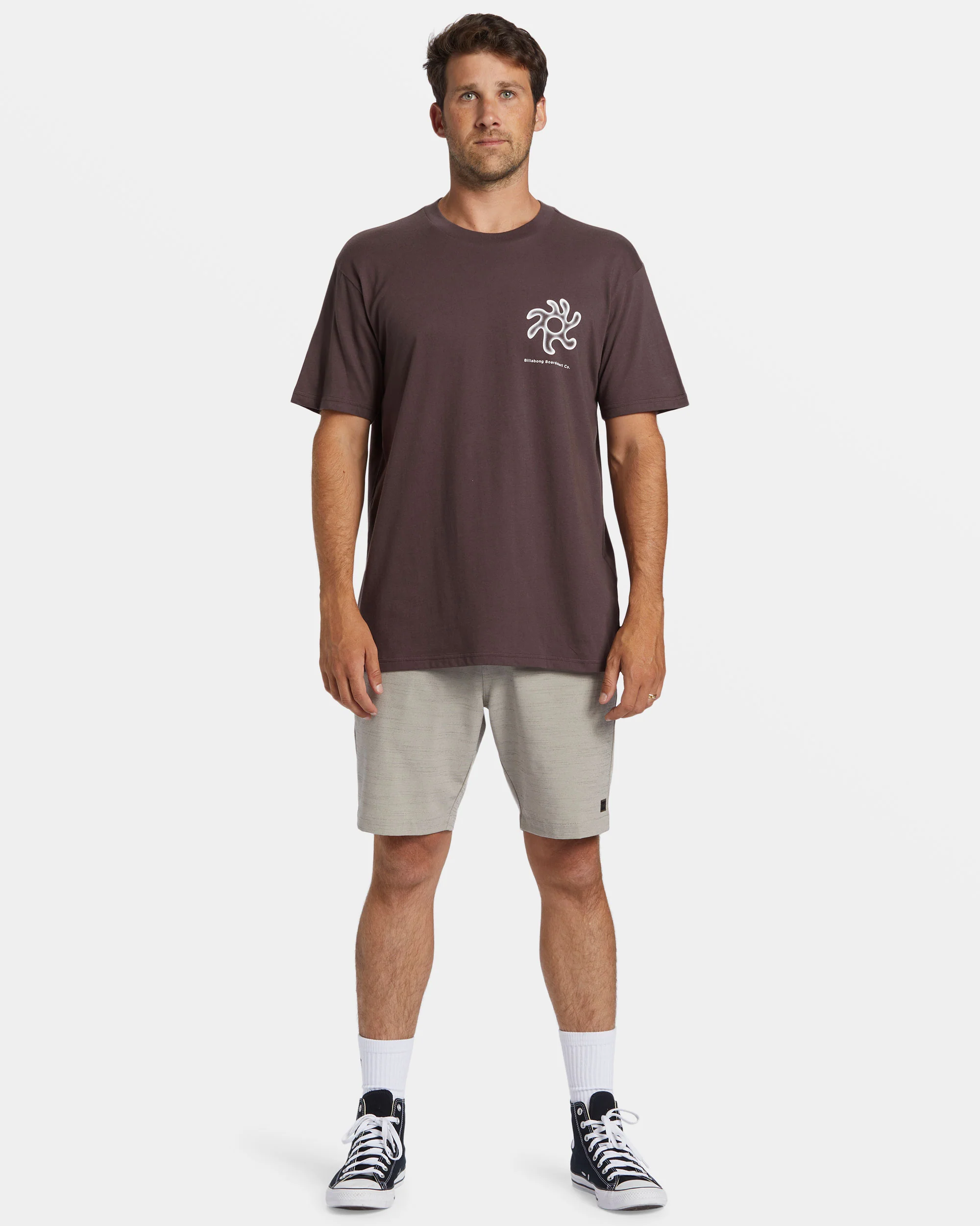 Billabong Figures T-Shirt - Plum -Biliabong Outlet