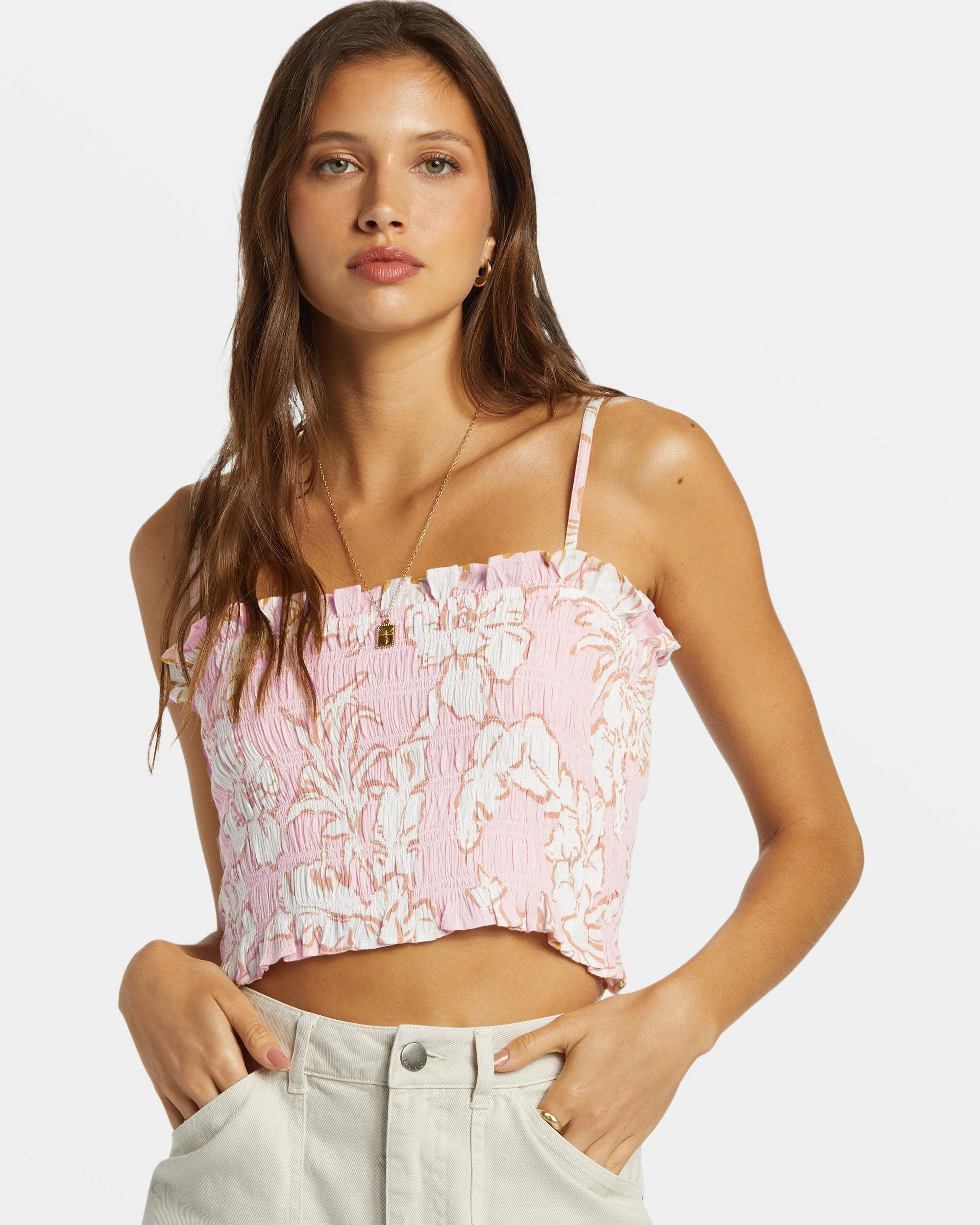 Billabong Last Rays Crop Top - Feelin Peachy -Biliabong Outlet