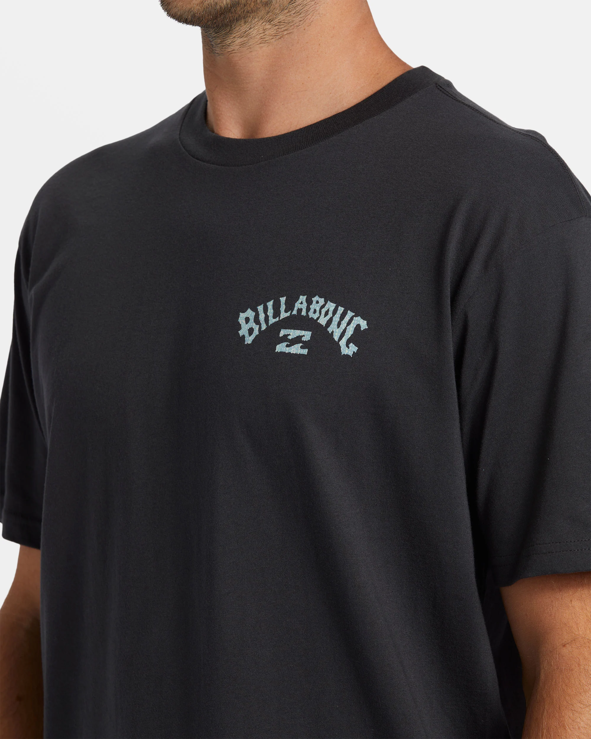 Billabong Arch Fill T-shirt - Washed Black -Biliabong Outlet