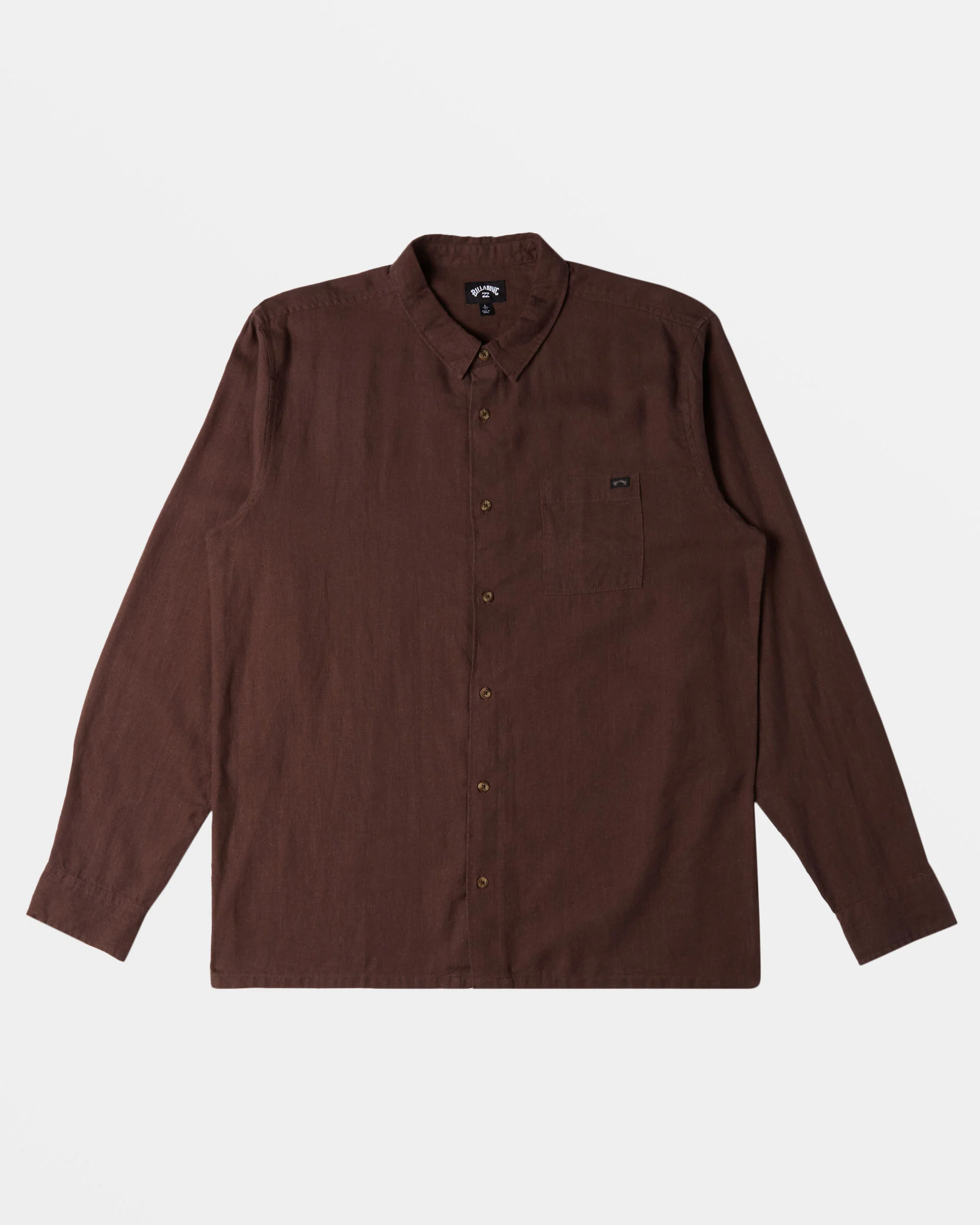 Billabong Ricardo Long Sleeve Shirt - Plum -Biliabong Outlet