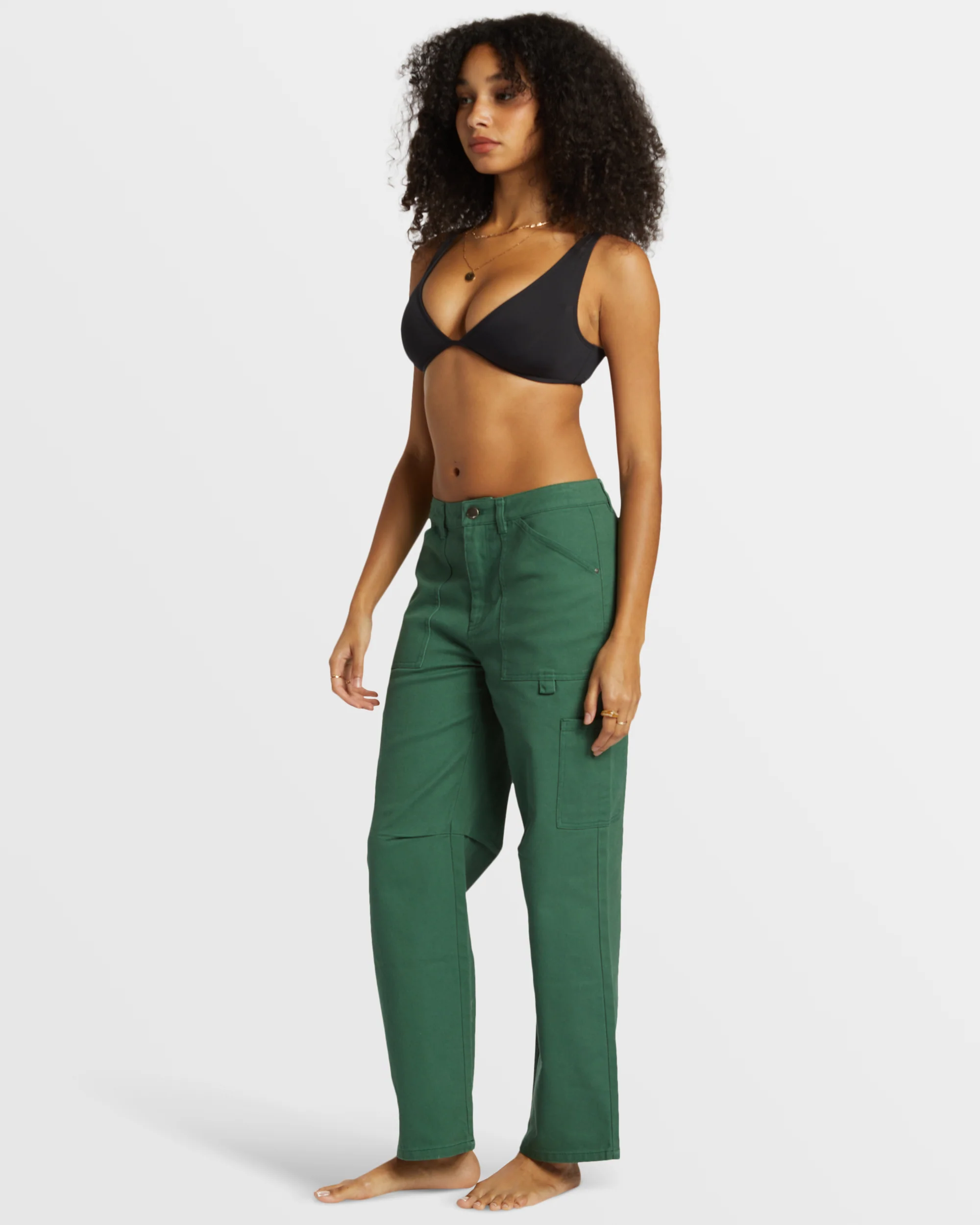 Billabong Leia Cargo Pants - Emerald Bay -Biliabong Outlet