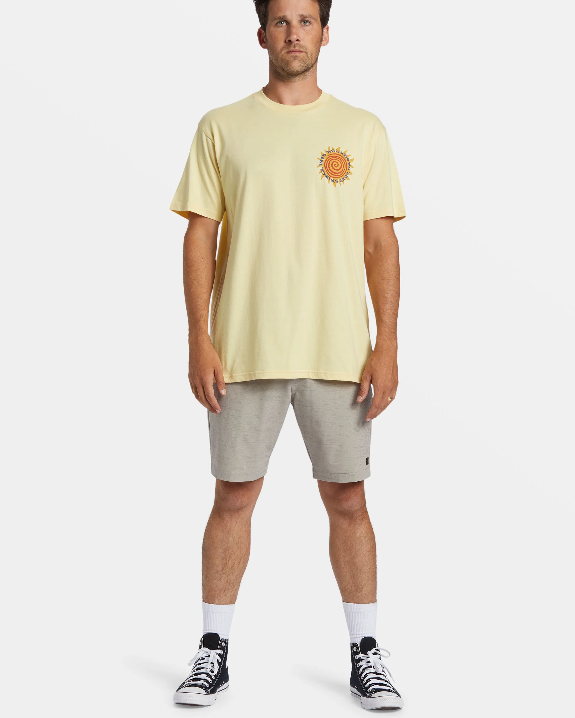 Billabong Swivel T-Shirt - Papaya -Biliabong Outlet