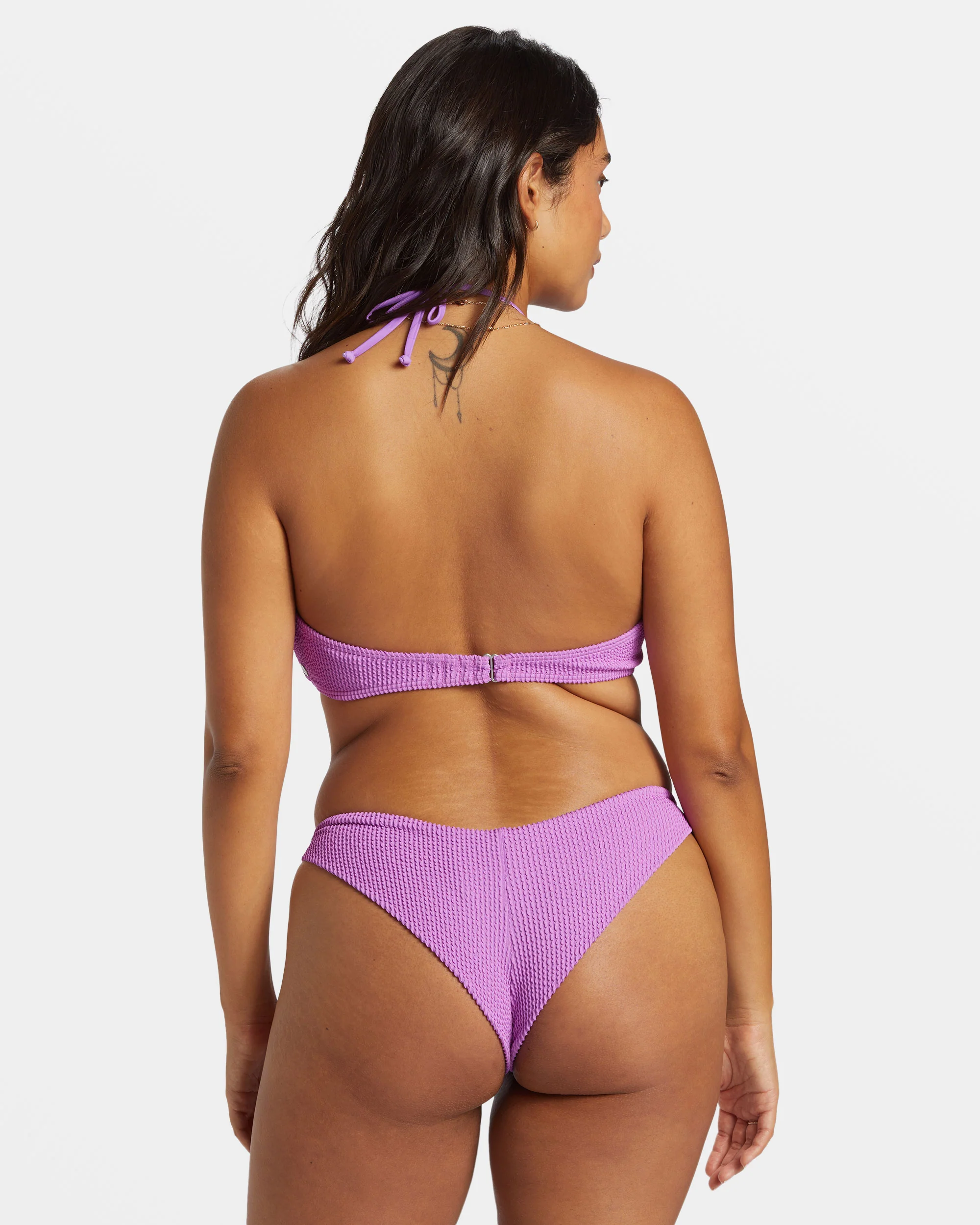 Billabong Summer High Multi-Way Bandeau Bikini Top - Bright Orchid -Biliabong Outlet