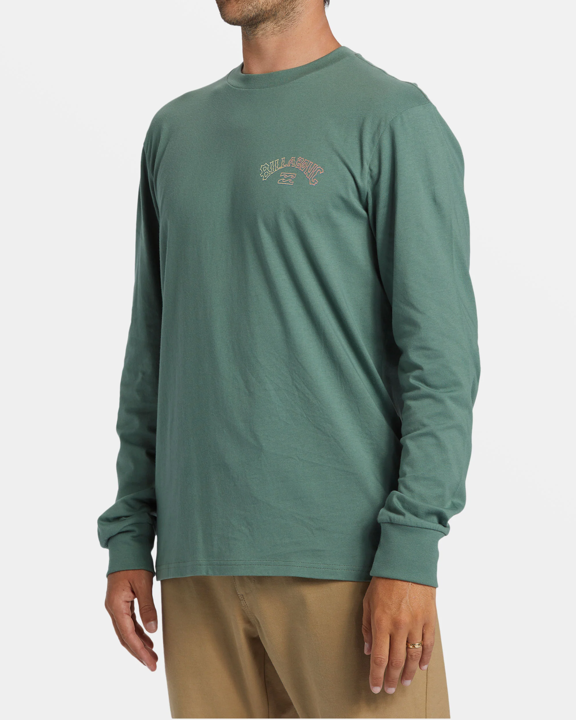 Billabong Arch Fill Long Sleeve T-shirt - Hunter -Biliabong Outlet