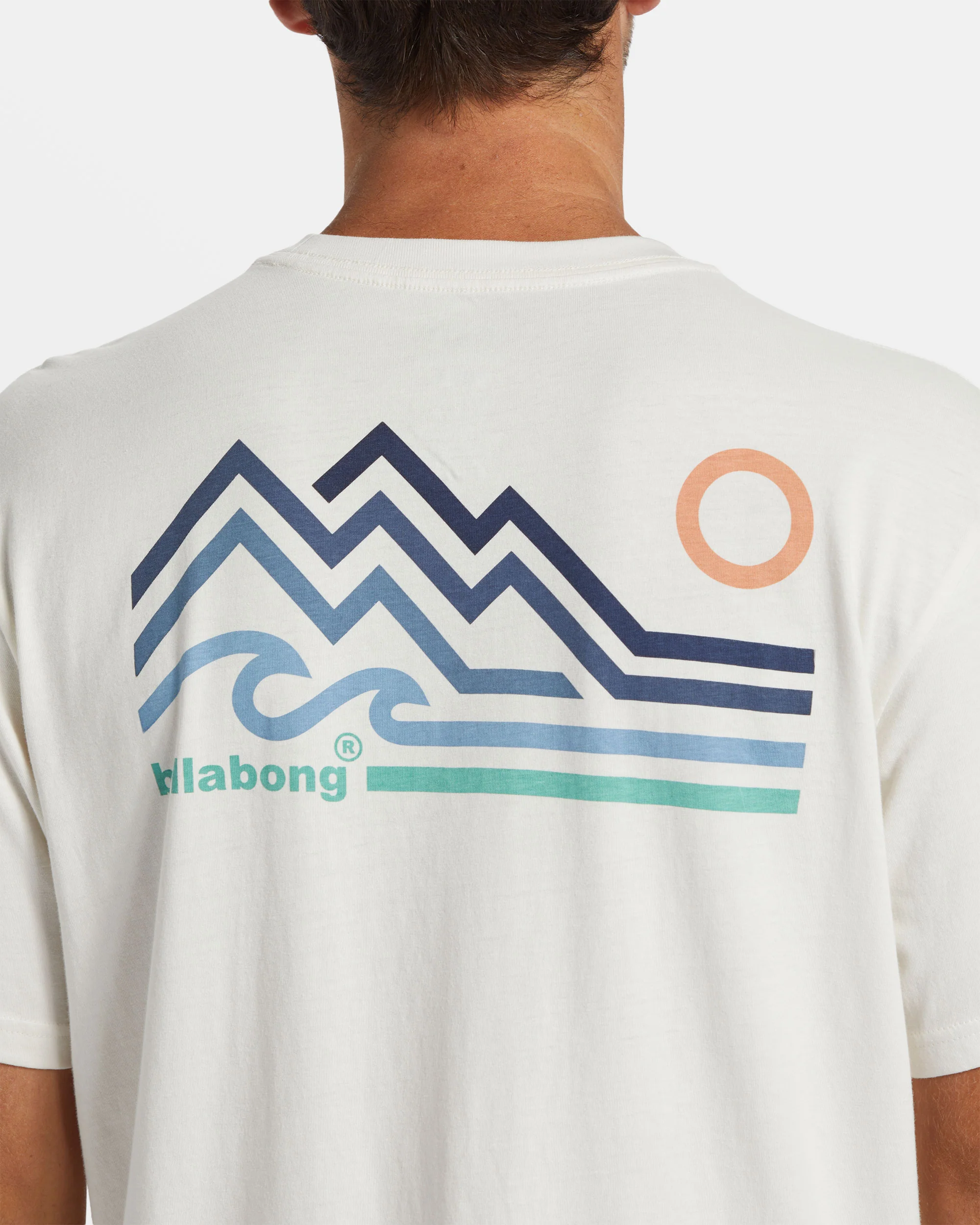 Billabong Range T-Shirt - Off White -Biliabong Outlet