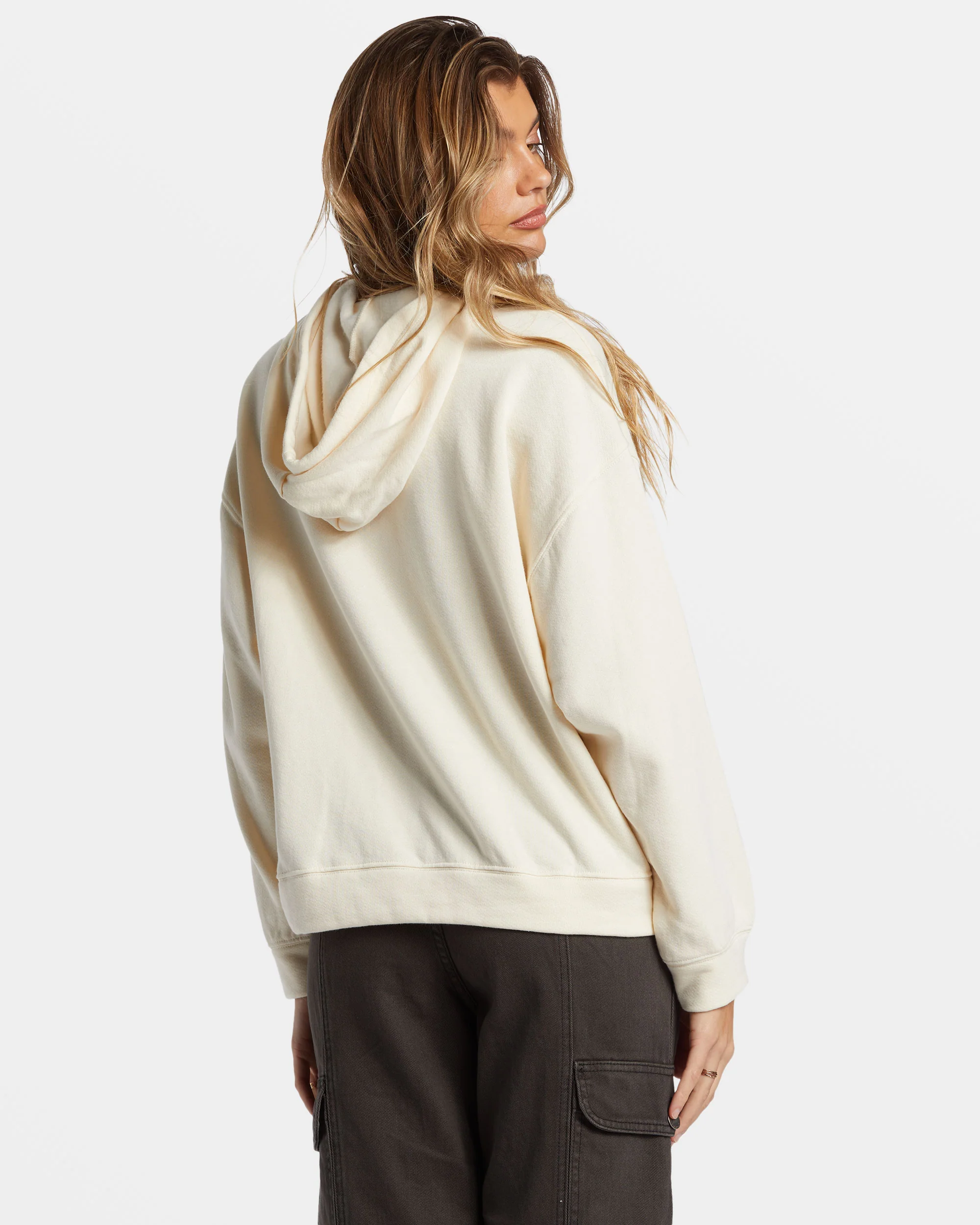 Billabong Keep It Up Pullover Hoodie - White Cap -Biliabong Outlet