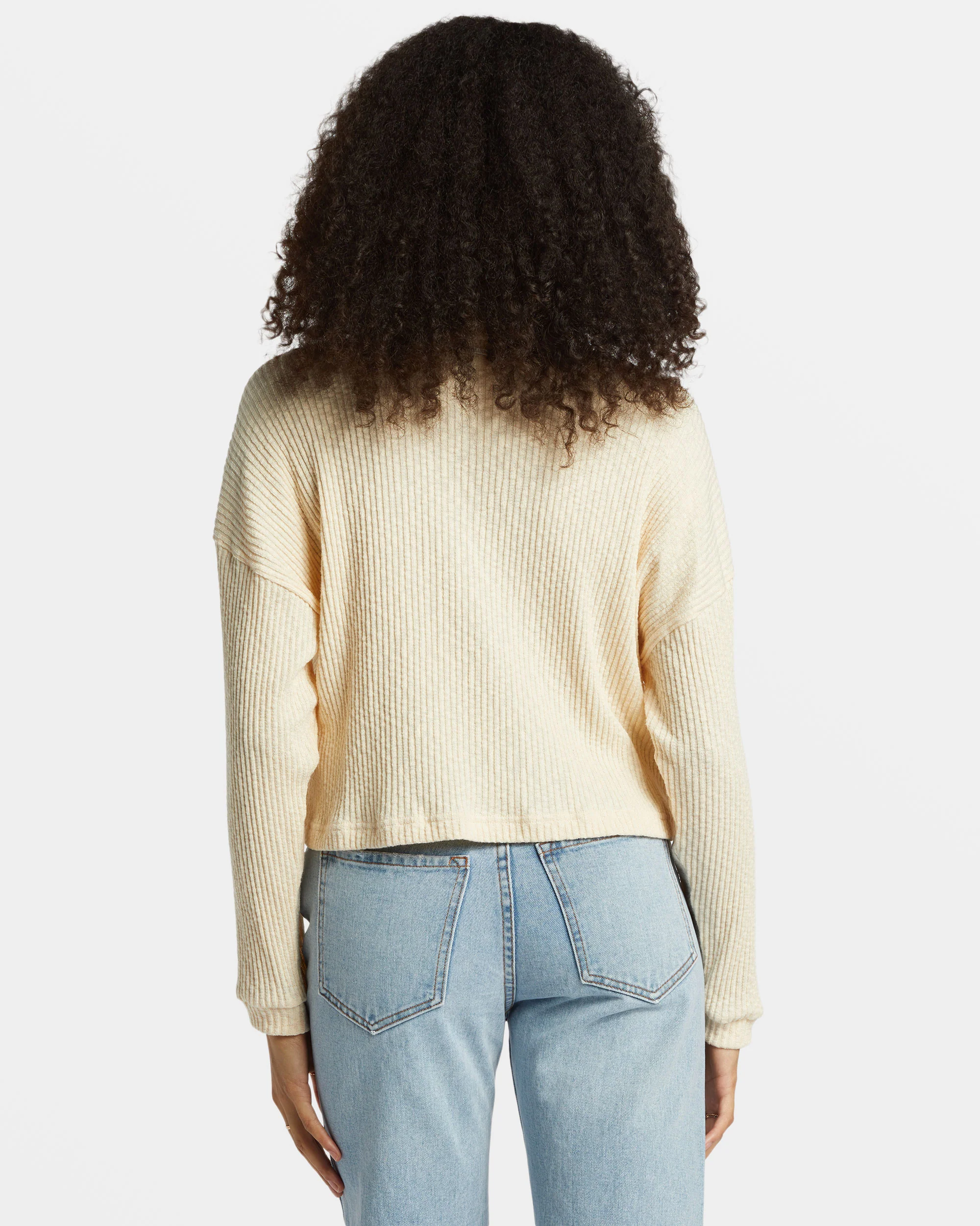 Billabong Good Catch Henley T-shirt - White Cap -Biliabong Outlet