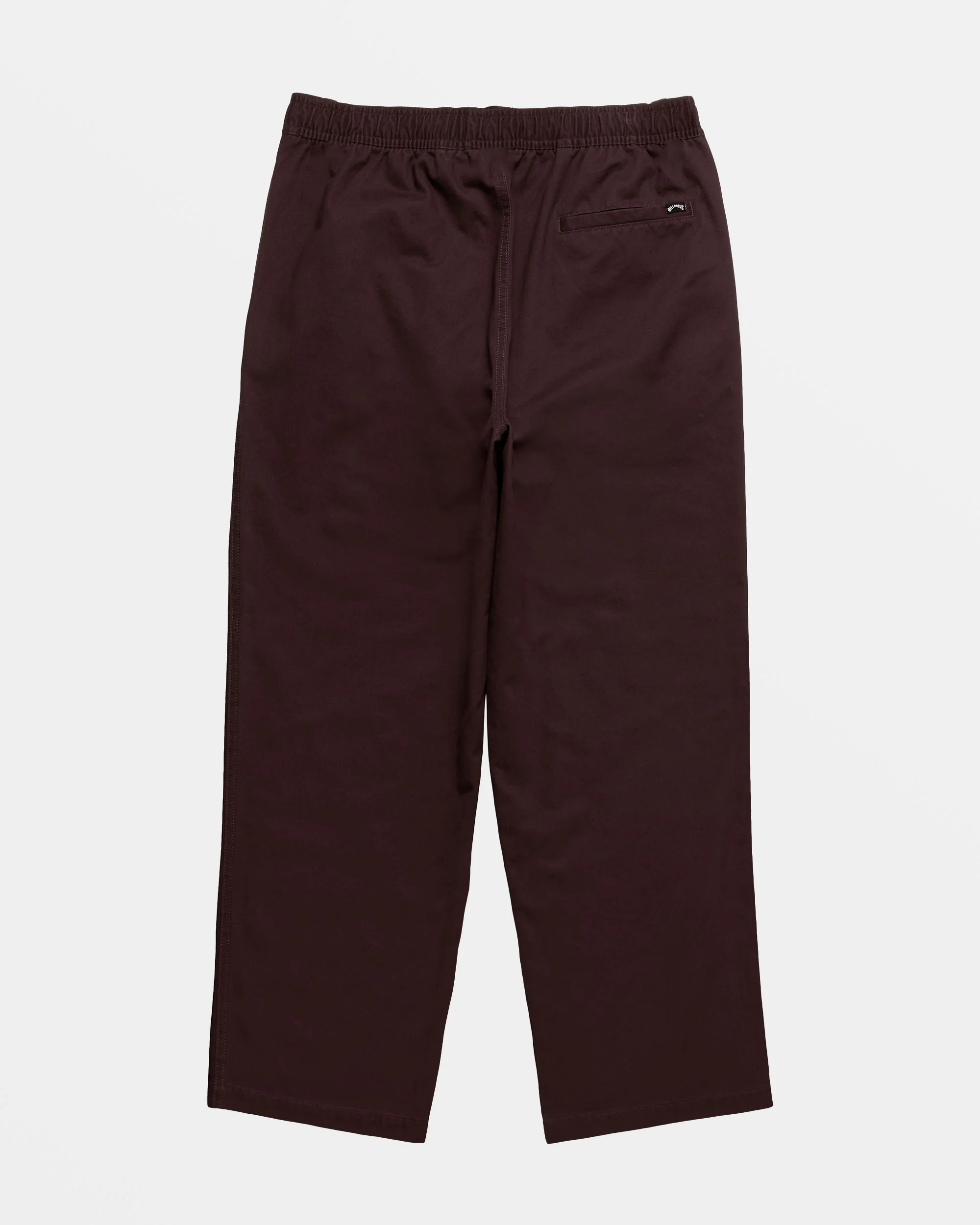 Billabong Larry Elastic Waist Pants - Plum -Biliabong Outlet