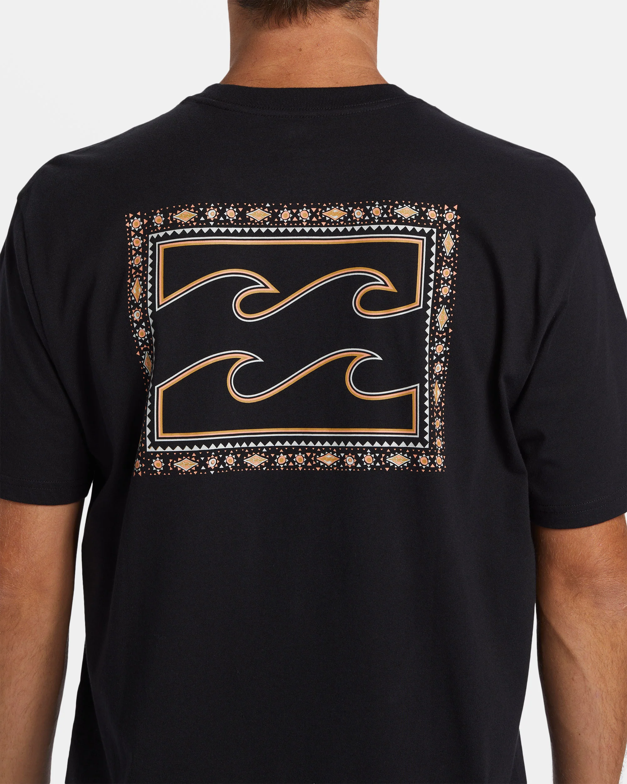 Billabong Crayon Wave T-Shirt - Black -Biliabong Outlet