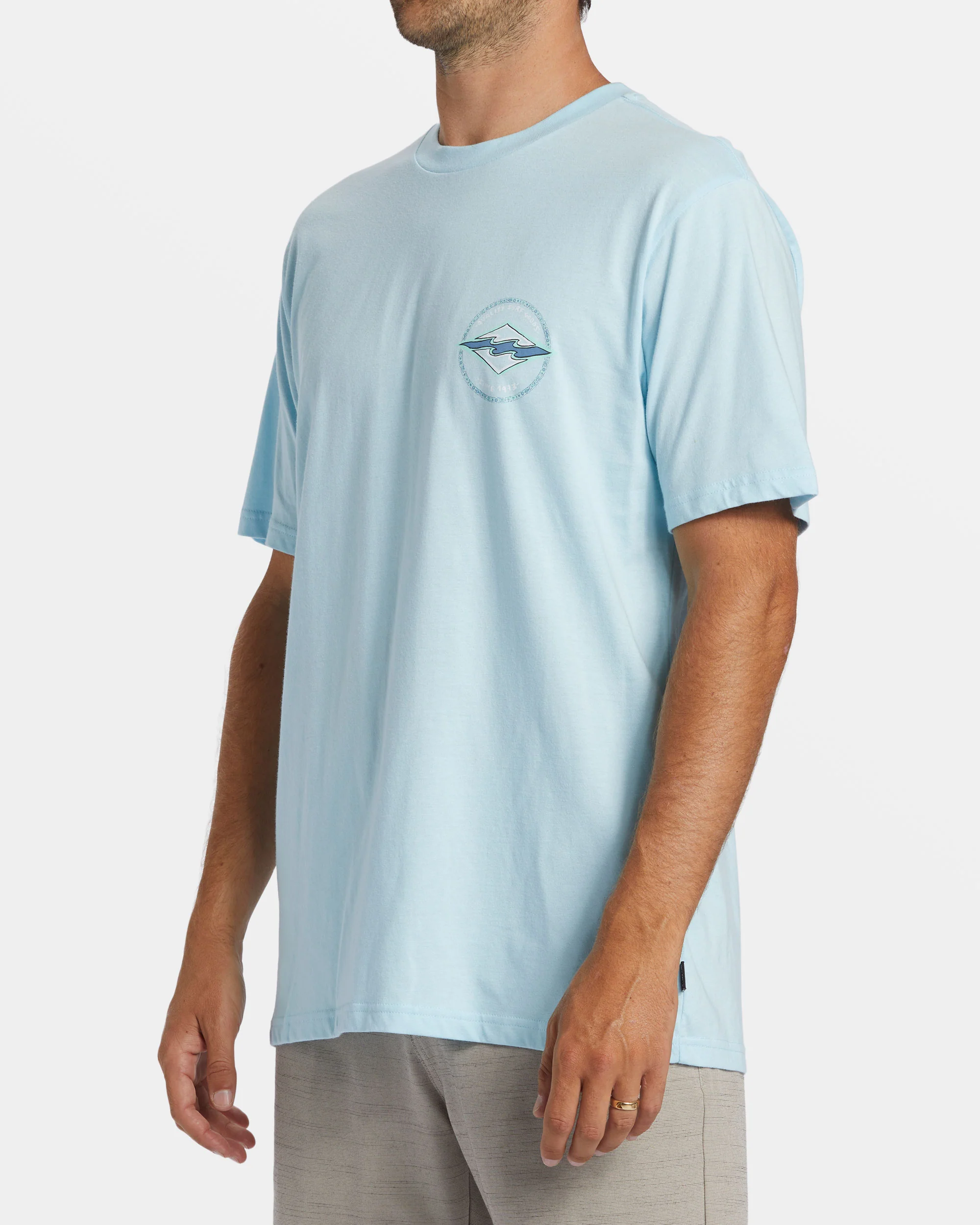 Billabong Rotor Diamond T-Shirt - Coastal -Biliabong Outlet