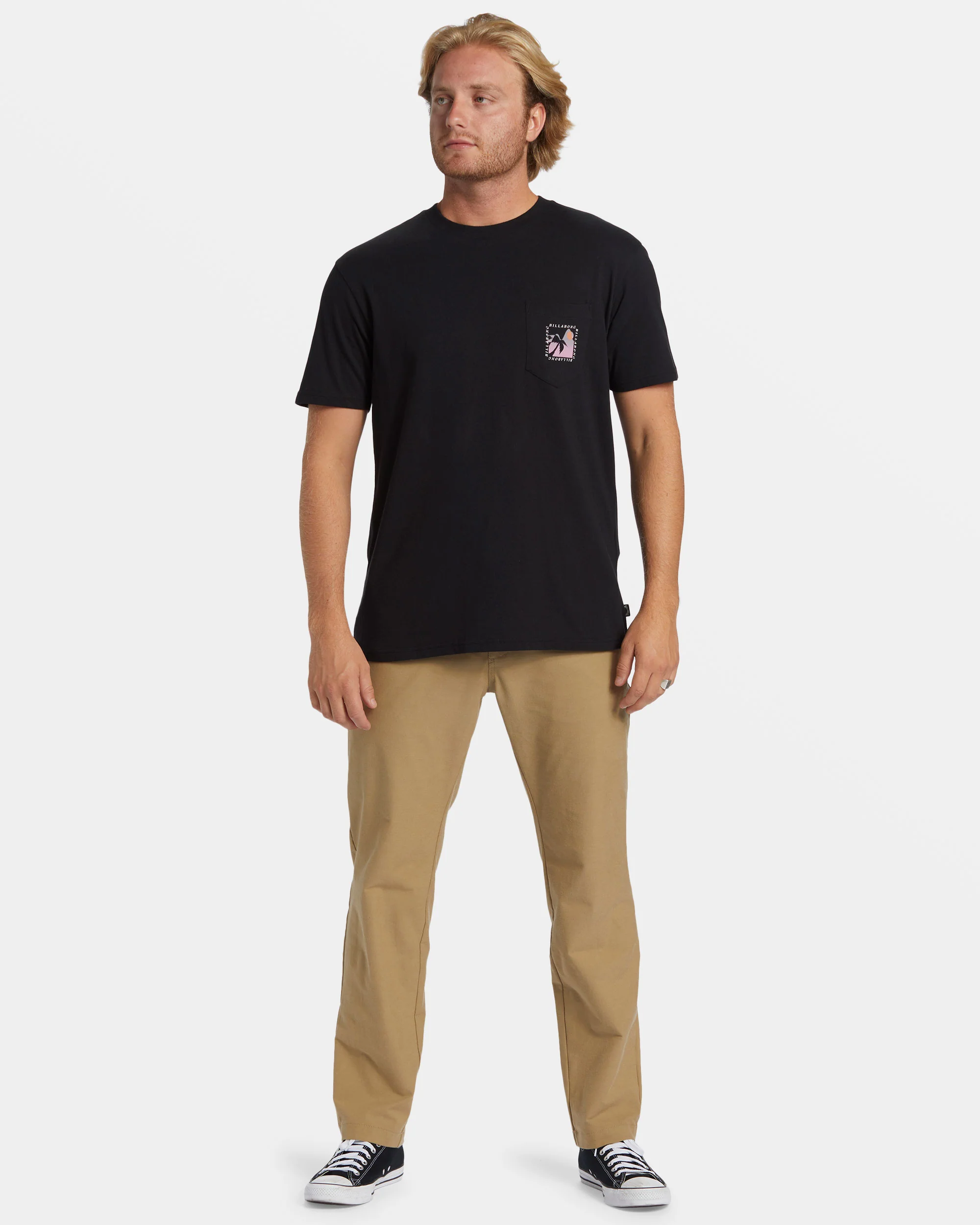 Billabong Troppo Pocket T-shirt - Black -Biliabong Outlet
