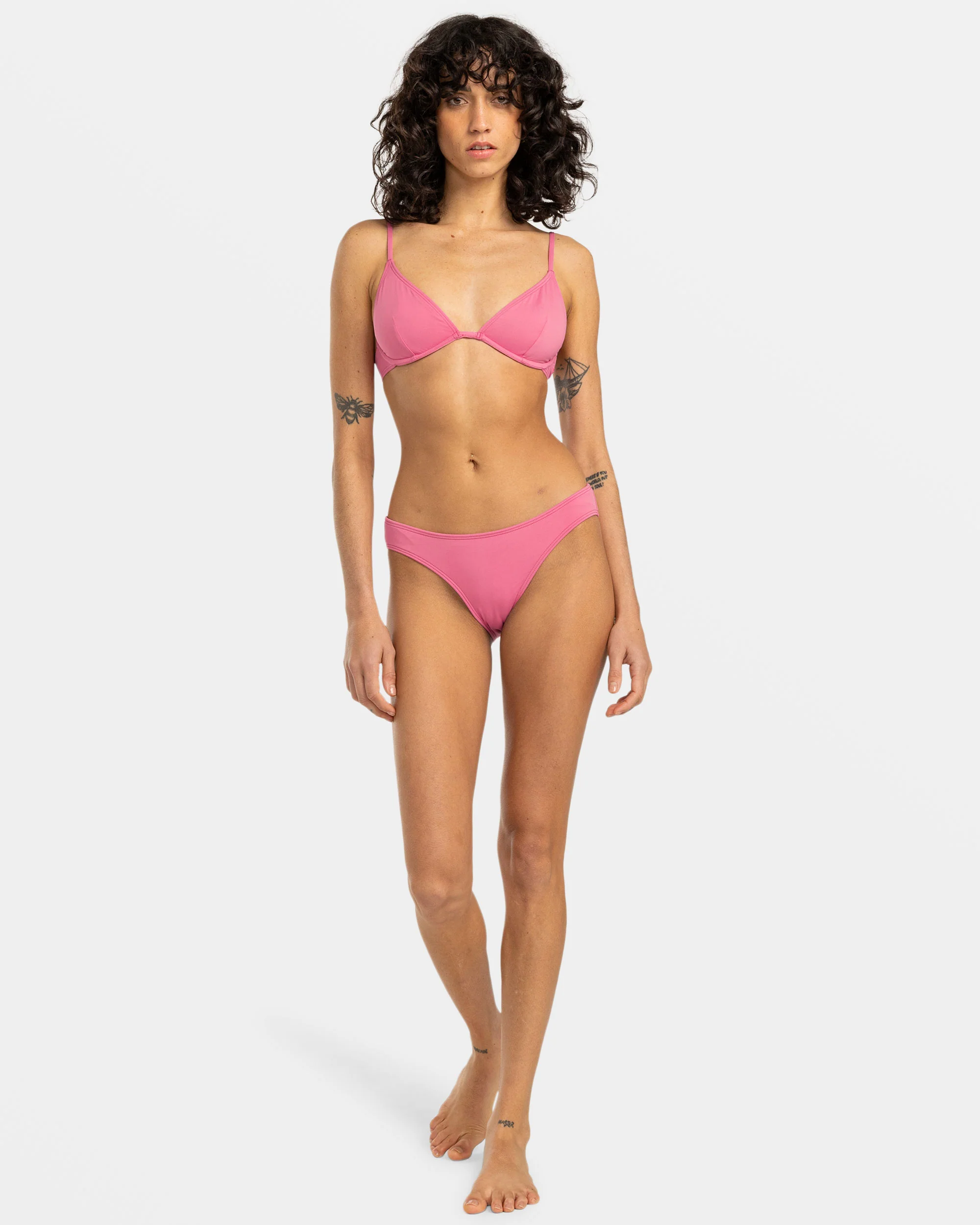 Billabong Sol Searcher Lowrider Bikini Bottoms - Berry Pink -Biliabong Outlet