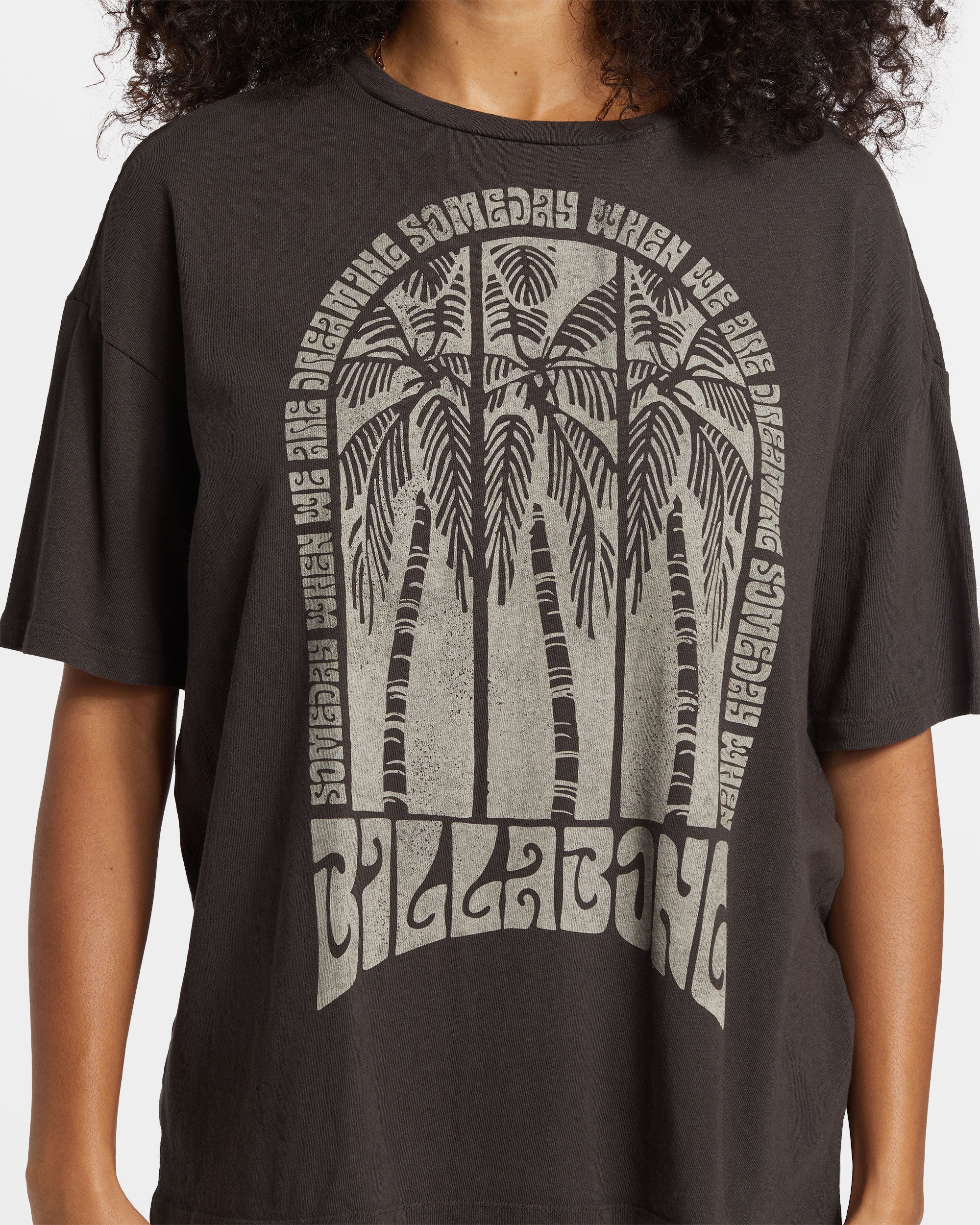 Billabong We Are Dreaming T-Shirt - Off Black -Biliabong Outlet